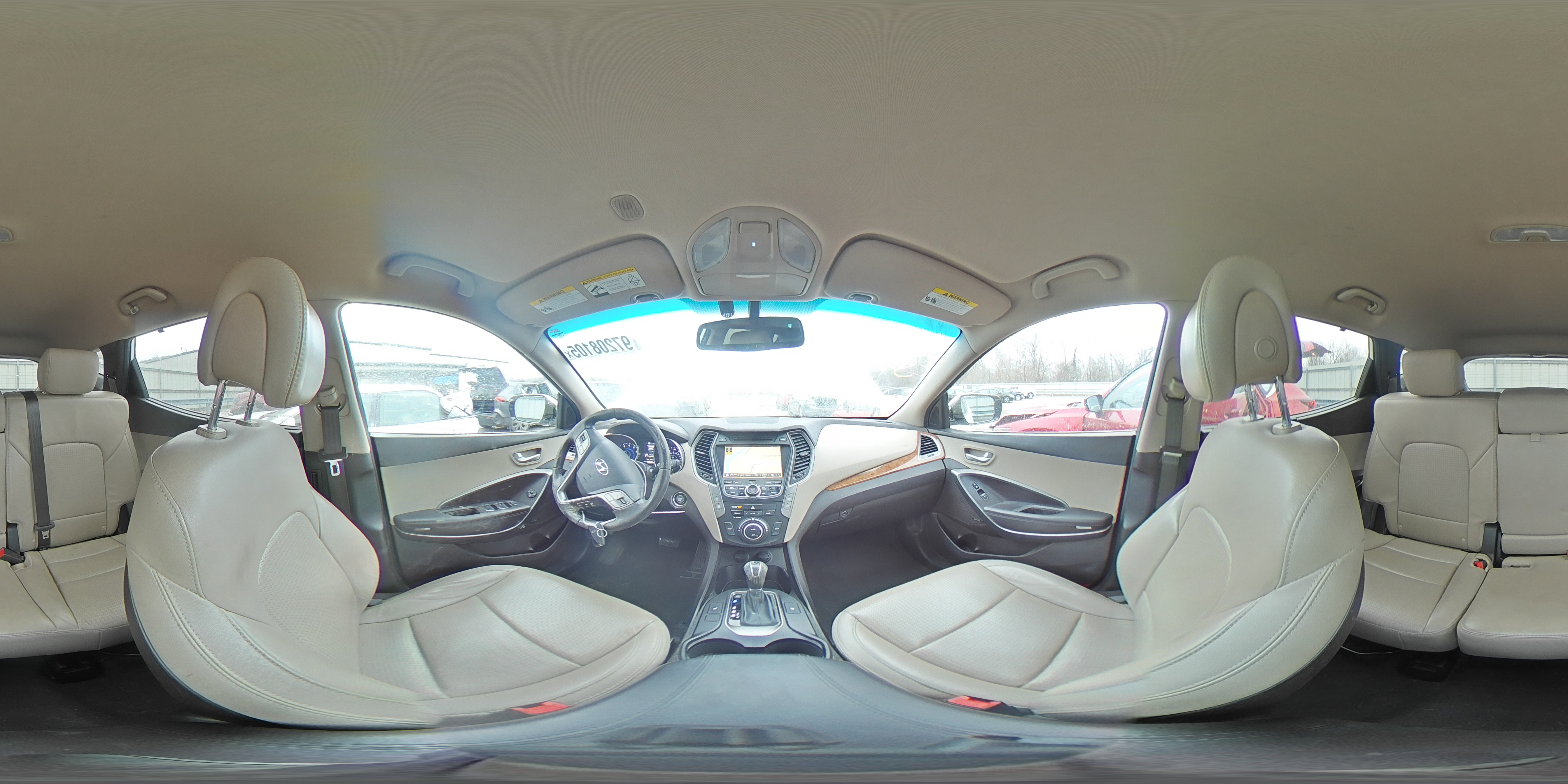 2014 Hyundai Santa Fe Sport White vin: 5XYZU3LA4EG214038