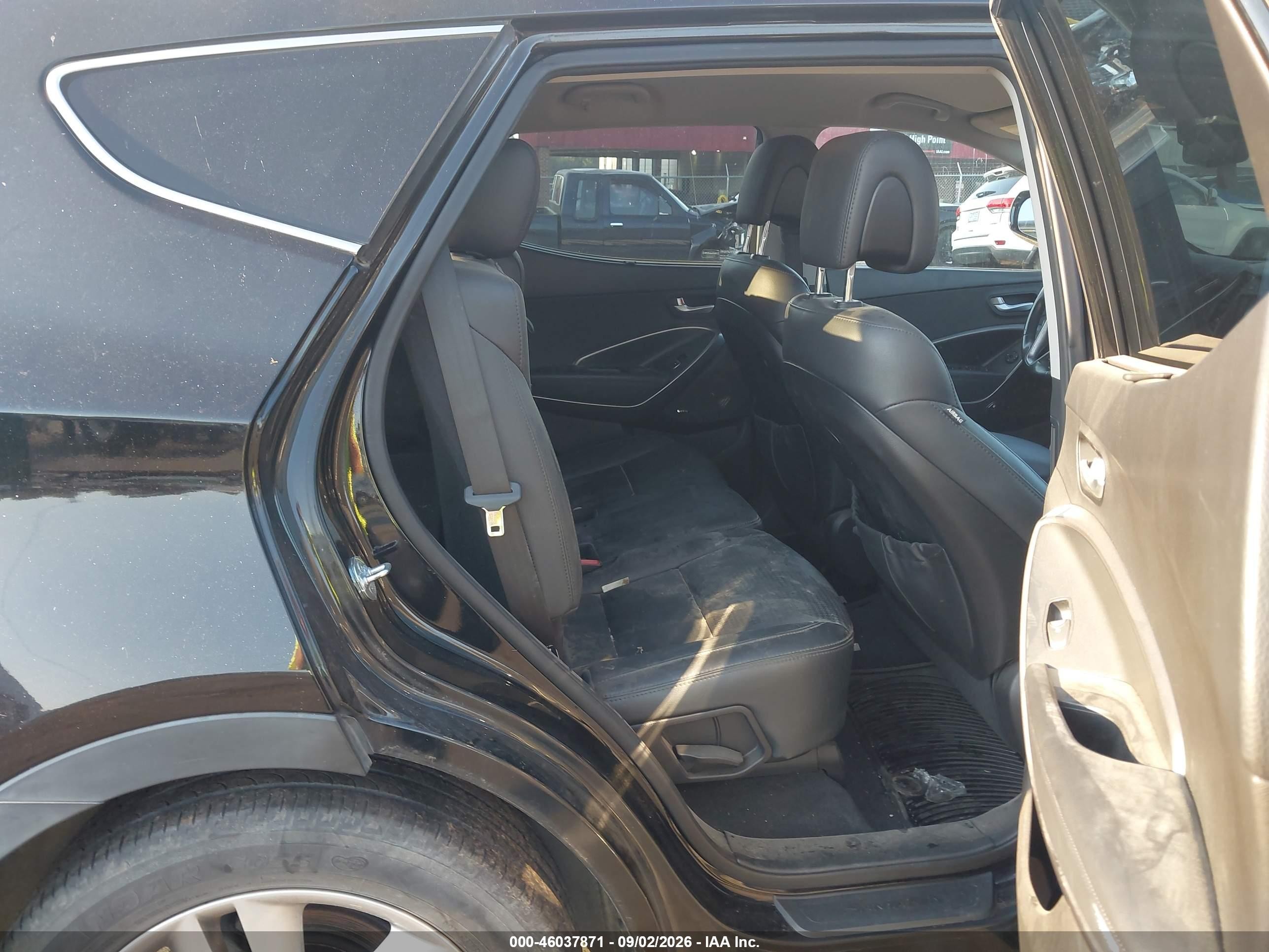 2014 Hyundai Santa Fe Sport 2.0l Turbo Черный vin: 5XYZU3LA4EG217604