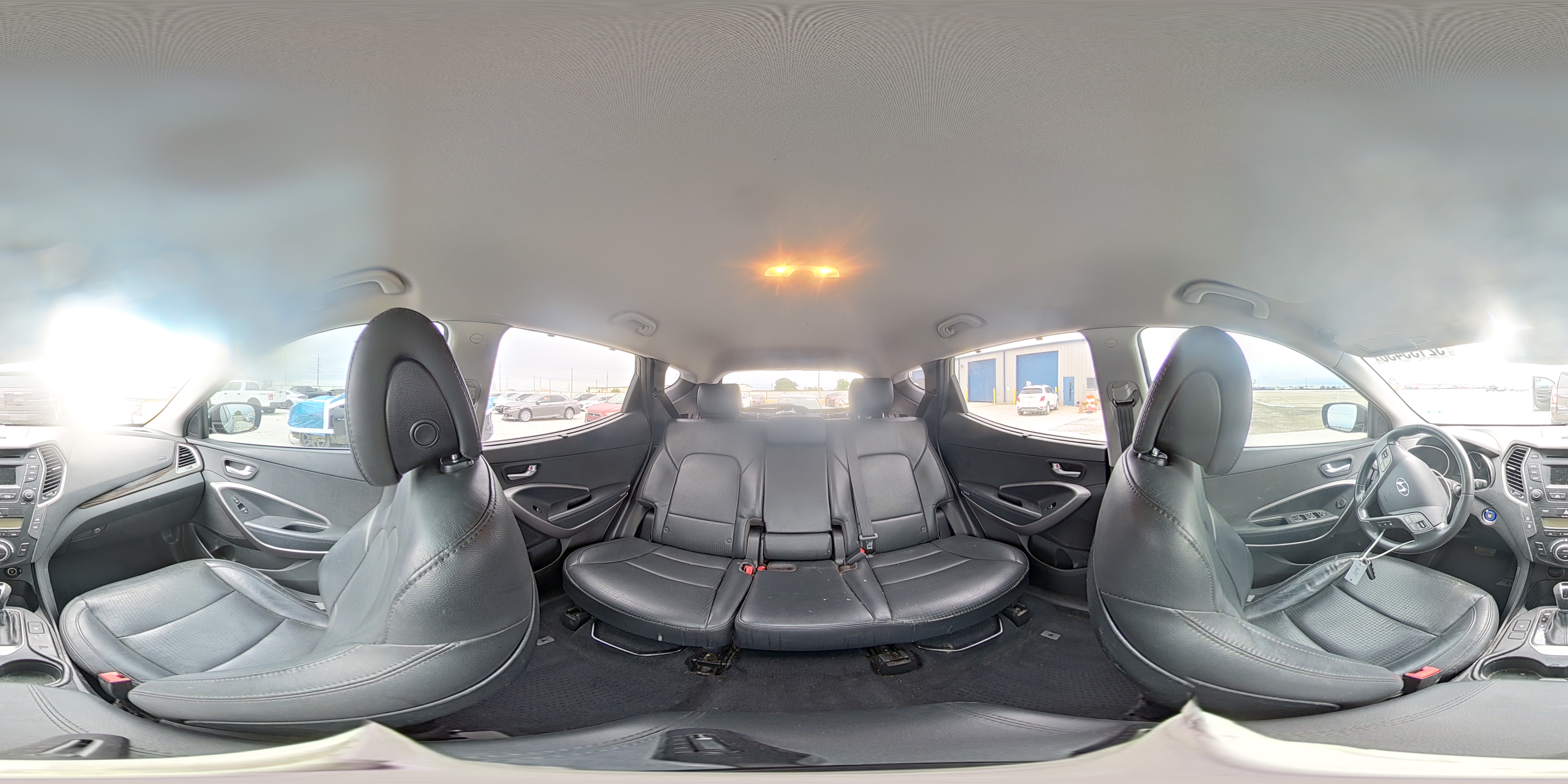 2015 Hyundai Santa Fe Sport 2.0t Черный vin: 5XYZU3LA4FG284544