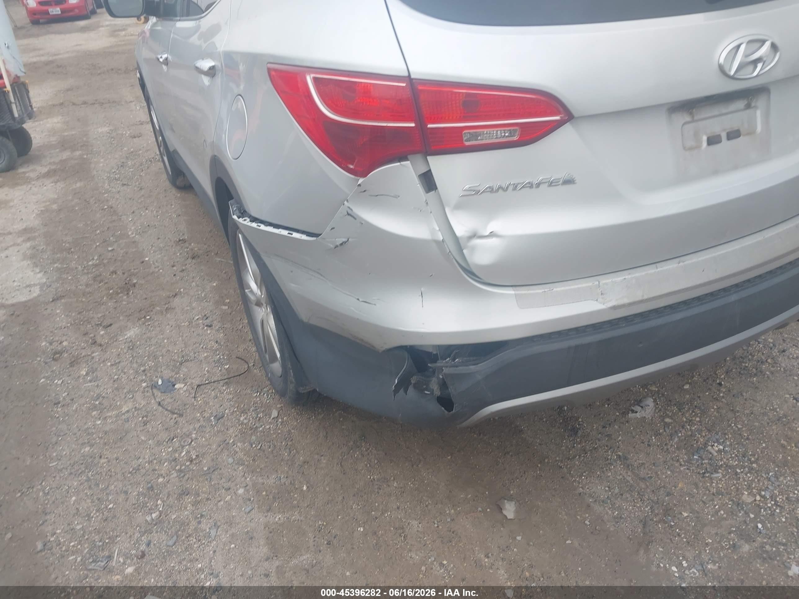 2013 Hyundai Santa Fe Sport 2.0t Серебряный vin: 5XYZU3LA5DG027776