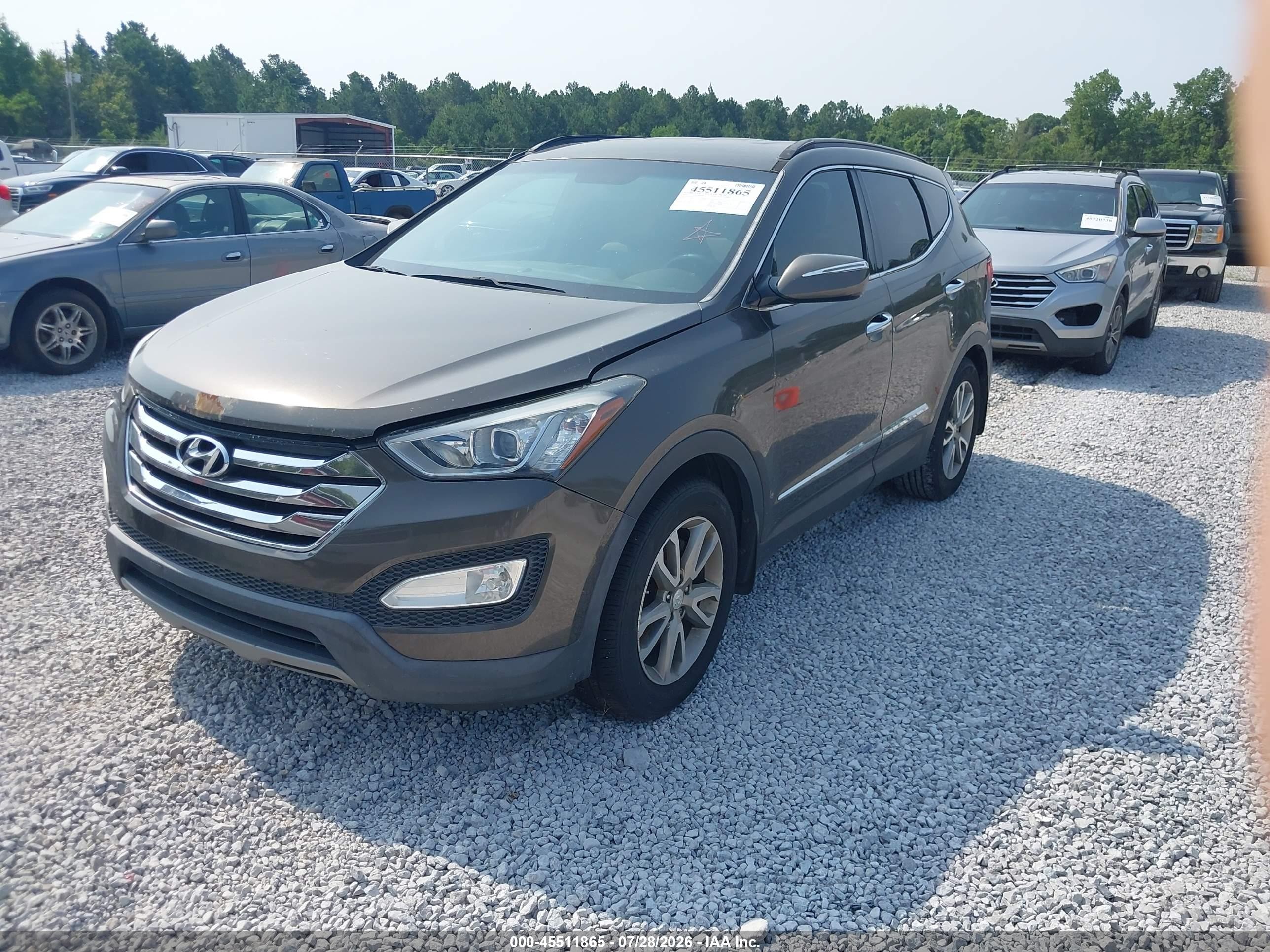2014 Hyundai Santa Fe Sport 2.0l Turbo Pewter vin: 5XYZU3LA5EG149328