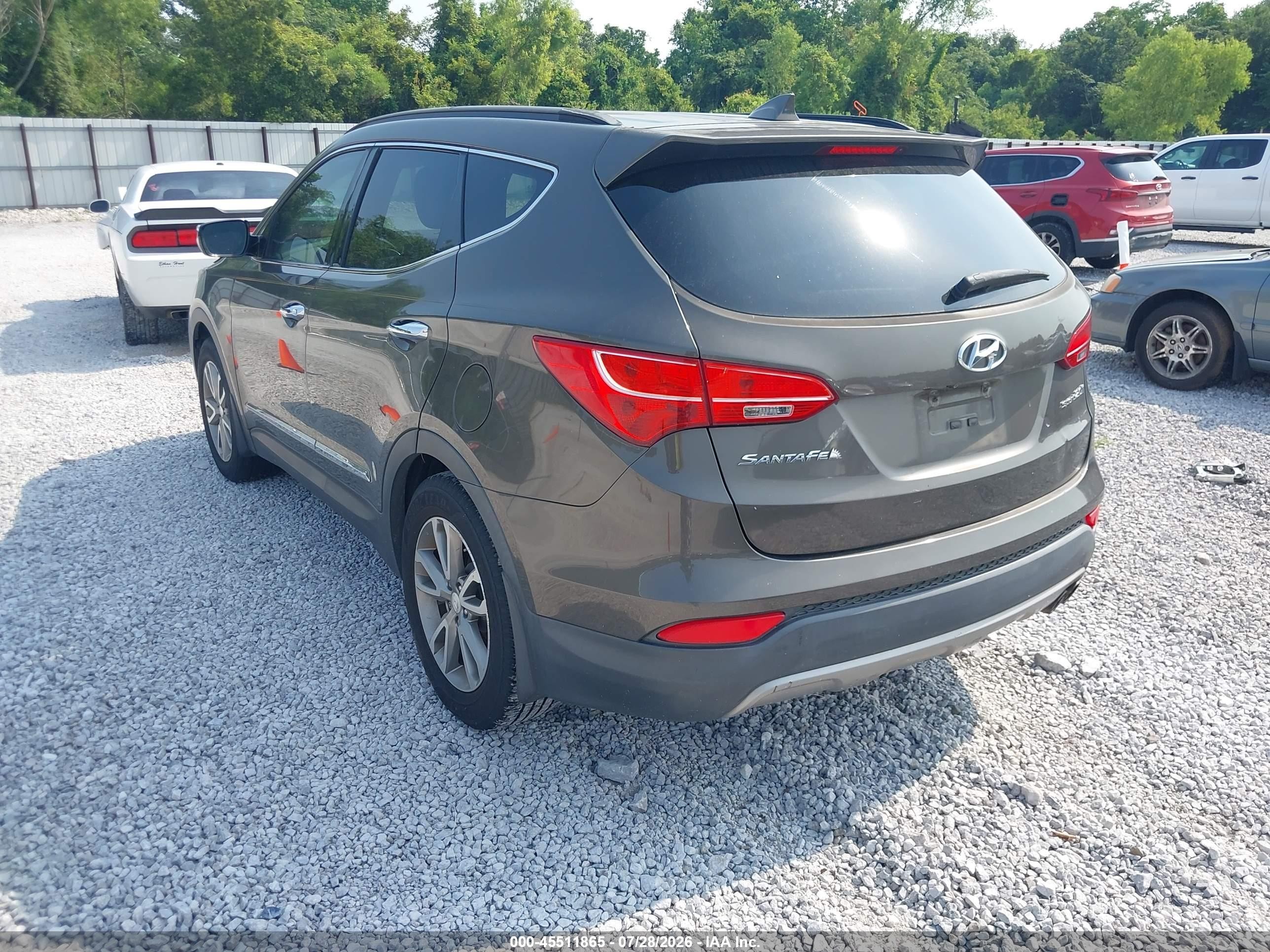 2014 Hyundai Santa Fe Sport 2.0l Turbo Pewter vin: 5XYZU3LA5EG149328