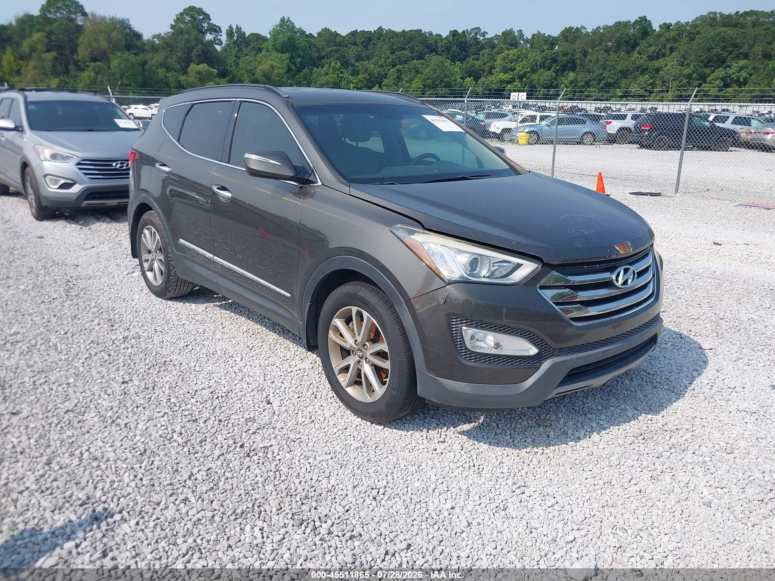 2014 Hyundai Santa Fe Sport 2.0l Turbo Pewter vin: 5XYZU3LA5EG149328
