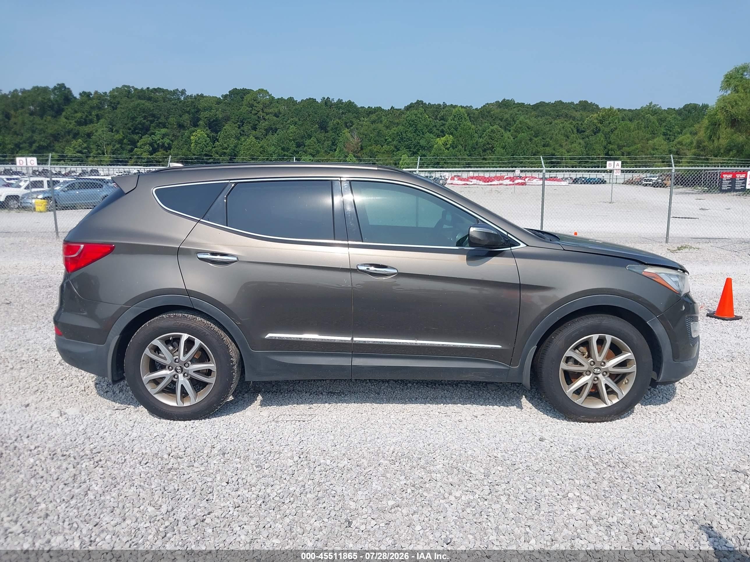 2014 Hyundai Santa Fe Sport 2.0l Turbo Pewter vin: 5XYZU3LA5EG149328