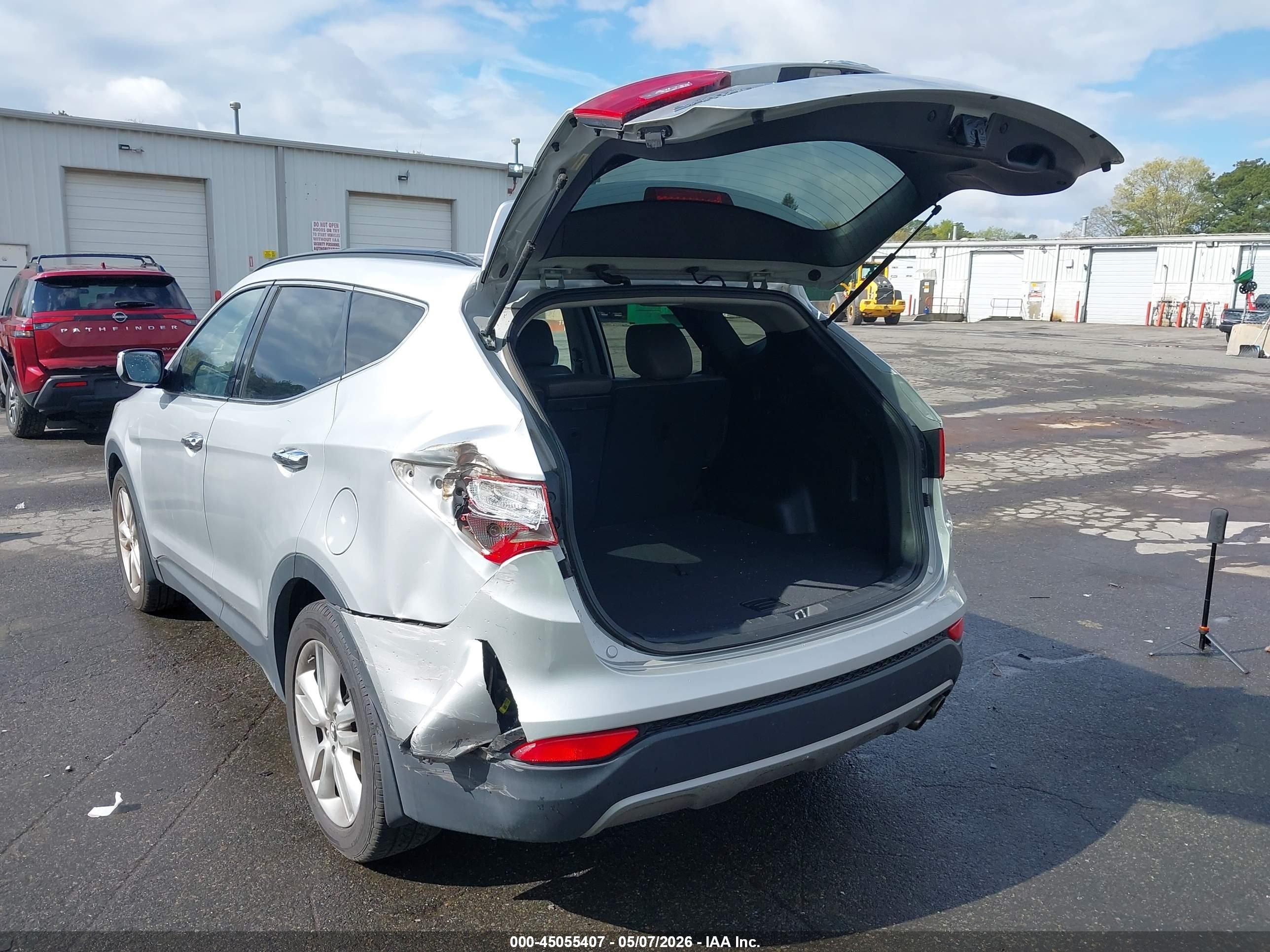 2014 Hyundai Santa Fe Sport 2.0l Turbo Silver vin: 5XYZU3LA5EG167344