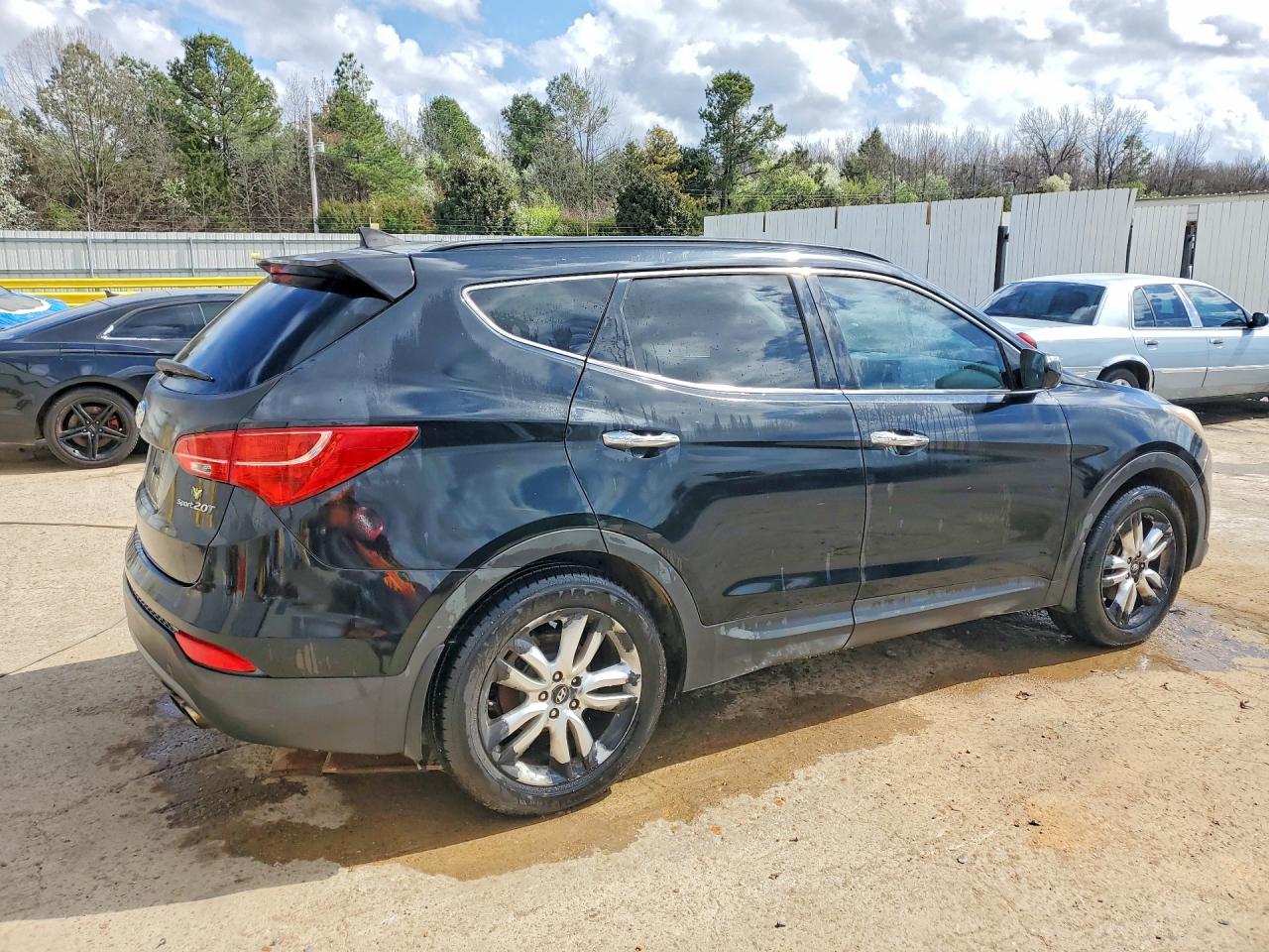 2014 Hyundai Santa Fe Sport 2.0t Black vin: 5XYZU3LA5EG178456