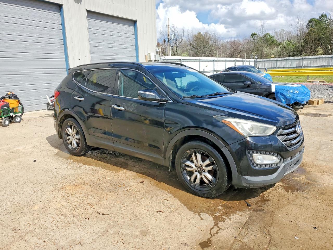 2014 Hyundai Santa Fe Sport 2.0t Black vin: 5XYZU3LA5EG178456