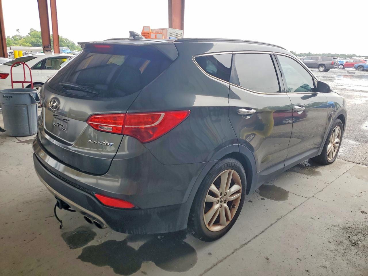 2014 Hyundai Santa Fe Sport 2.0t Gray vin: 5XYZU3LA5EG194253