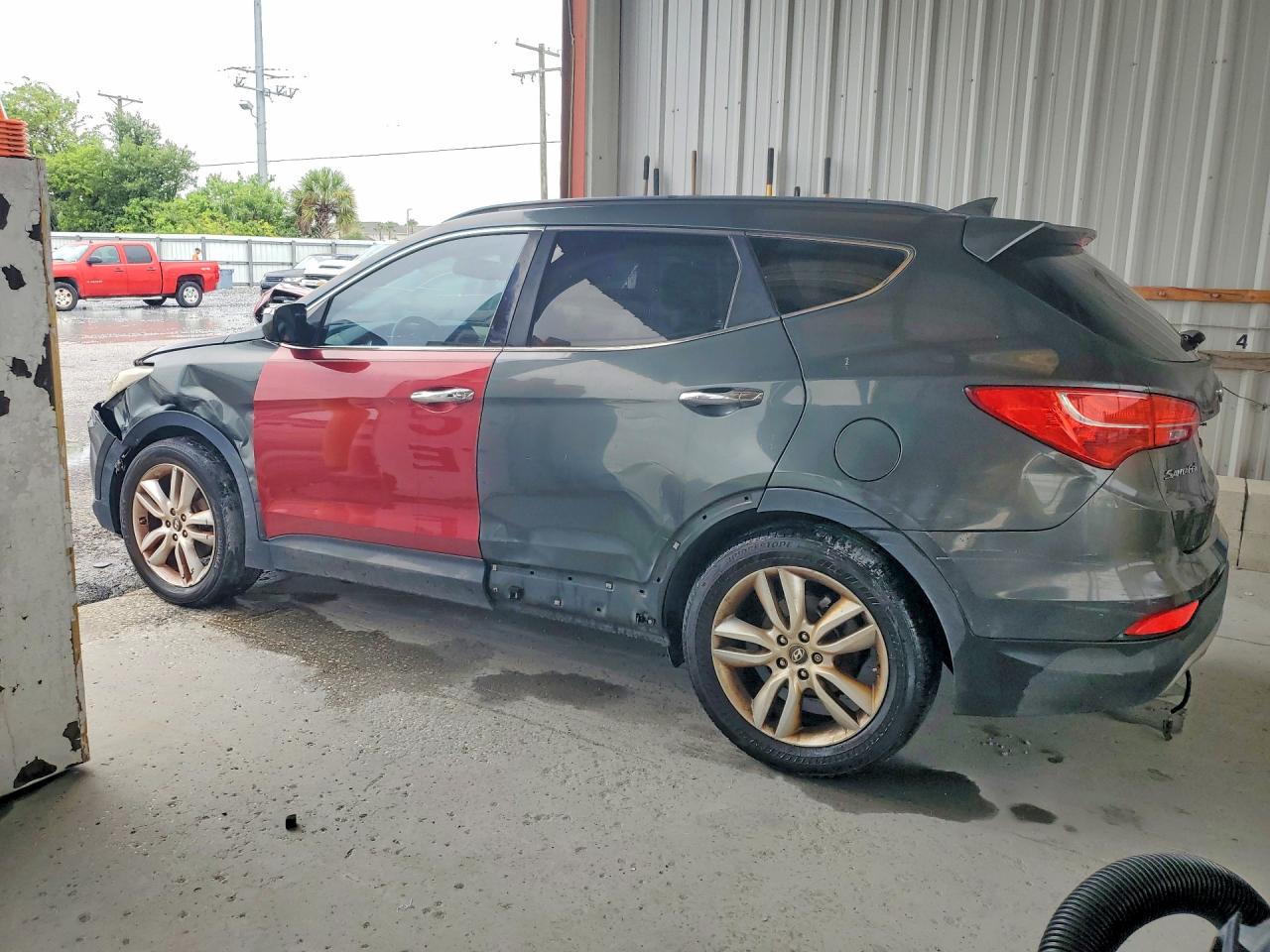 2014 Hyundai Santa Fe Sport 2.0t Gray vin: 5XYZU3LA5EG194253