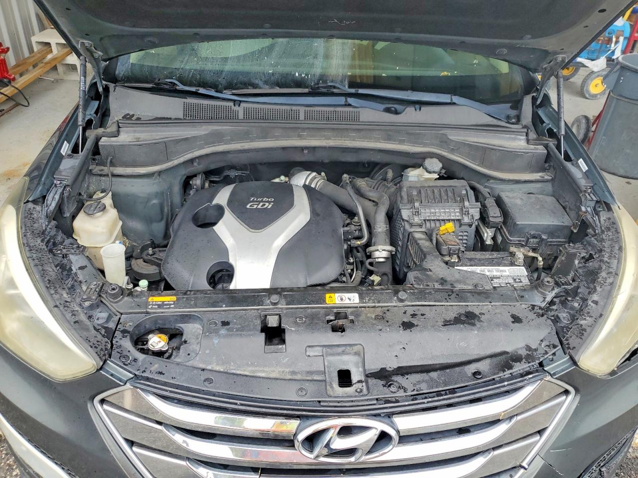 2014 Hyundai Santa Fe Sport 2.0t Gray vin: 5XYZU3LA5EG194253