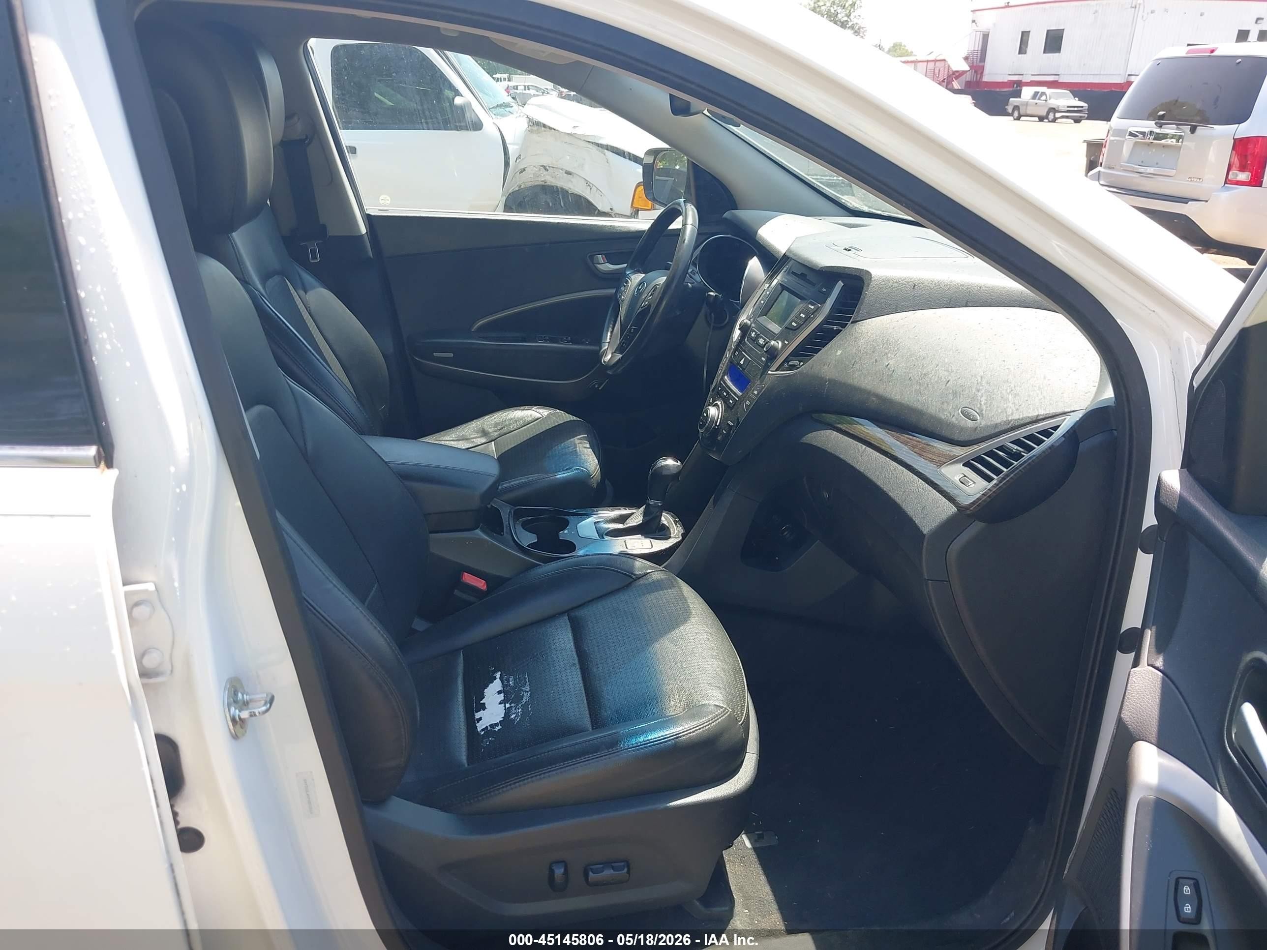 2015 Hyundai Santa Fe Sport 2.0l Turbo White vin: 5XYZU3LA5FG270510