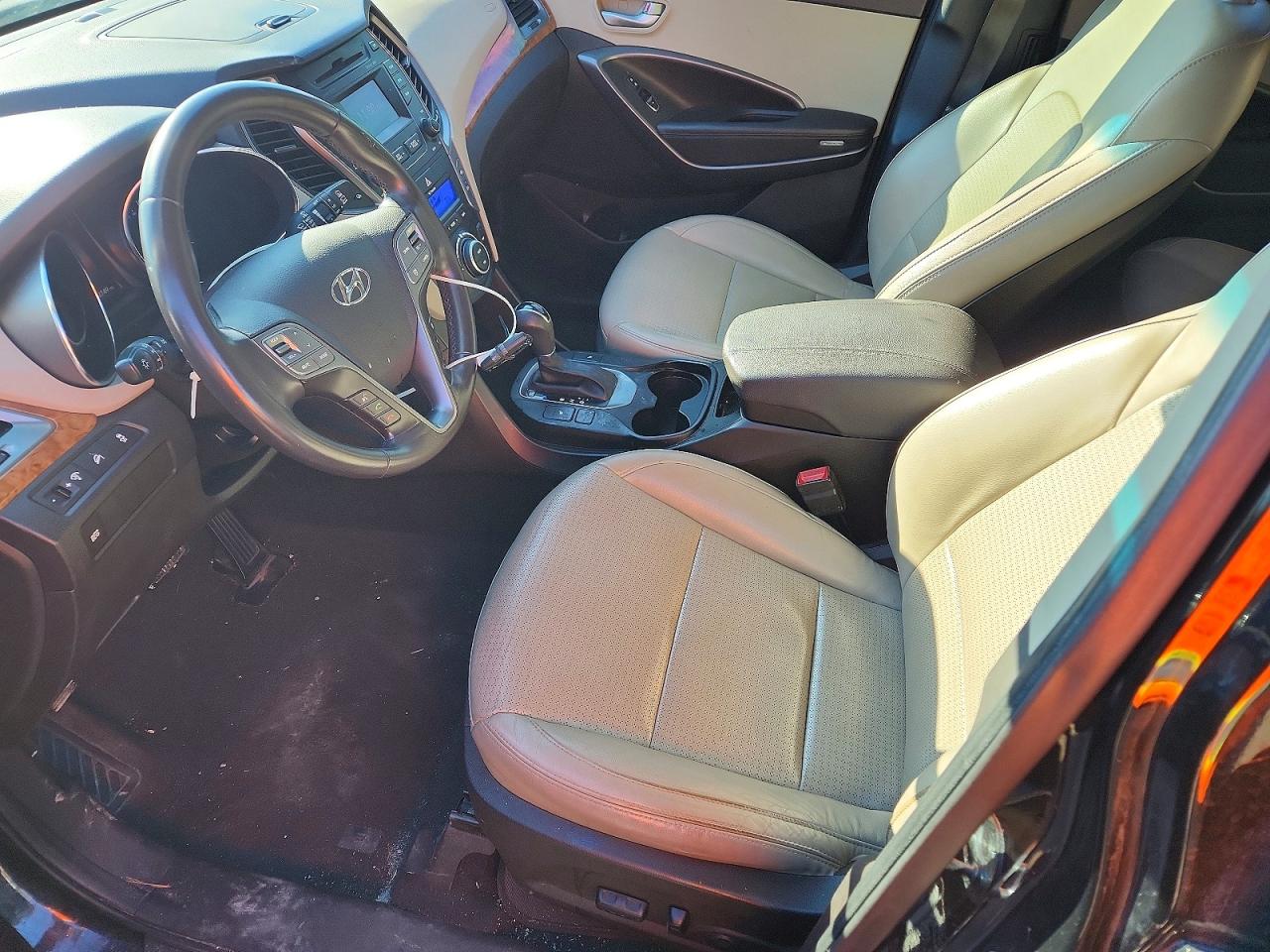 2013 Hyundai Santa Fe Sport Black vin: 5XYZU3LA6DG020173