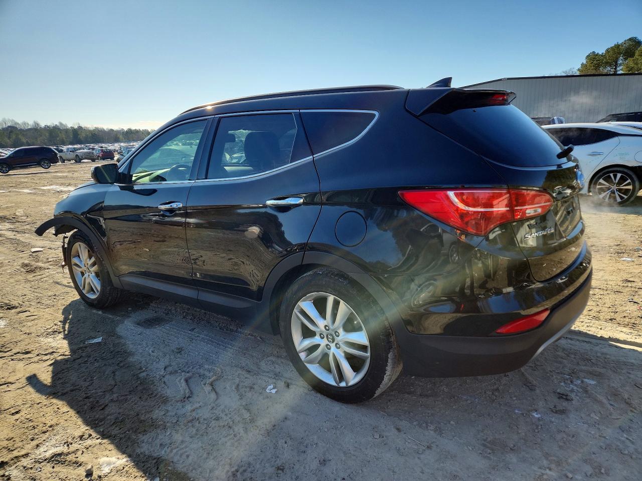 2013 Hyundai Santa Fe Sport Black vin: 5XYZU3LA6DG020173