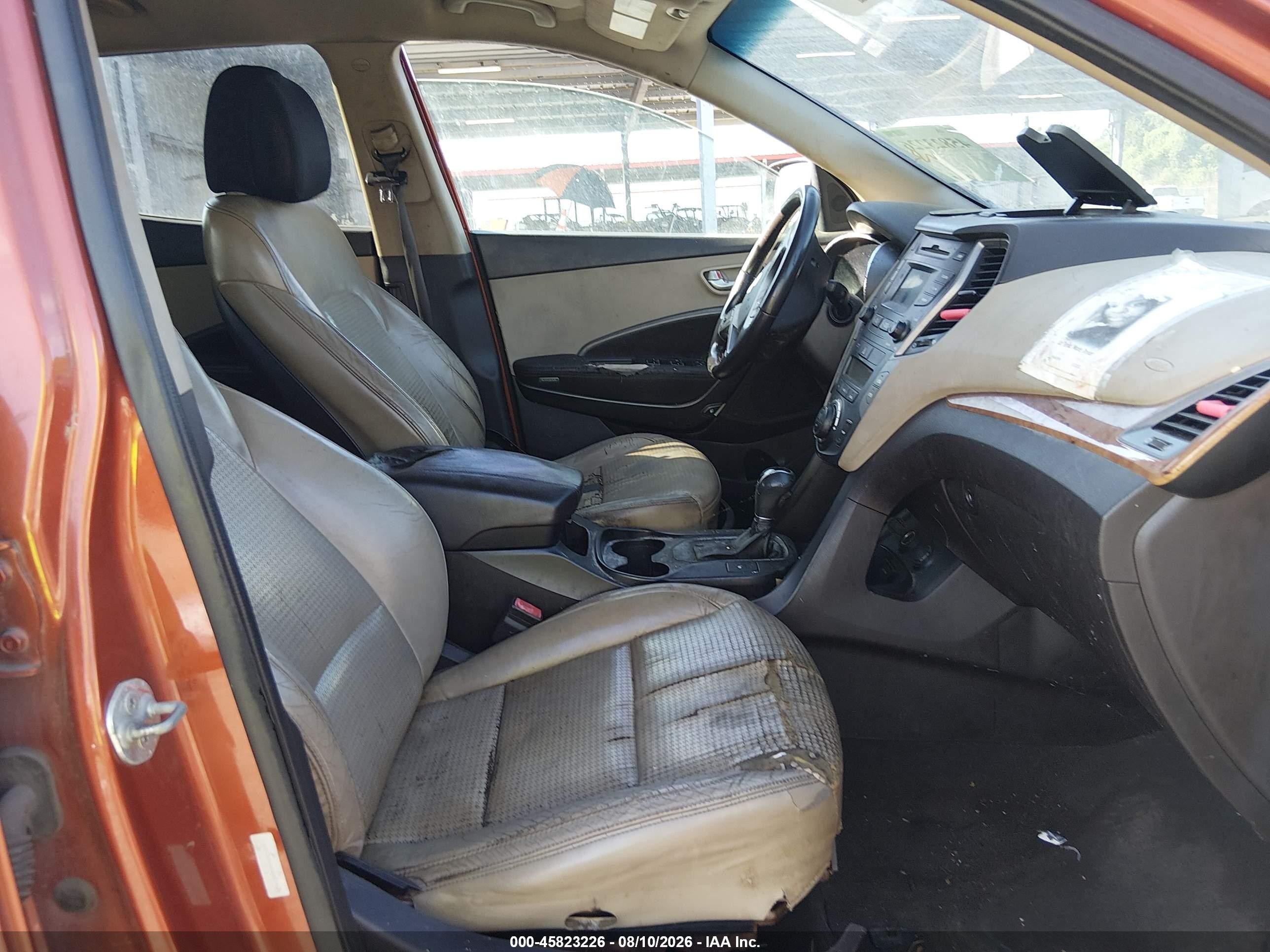 2013 Hyundai Santa Fe Sport 2.0t Orange vin: 5XYZU3LA6DG025549