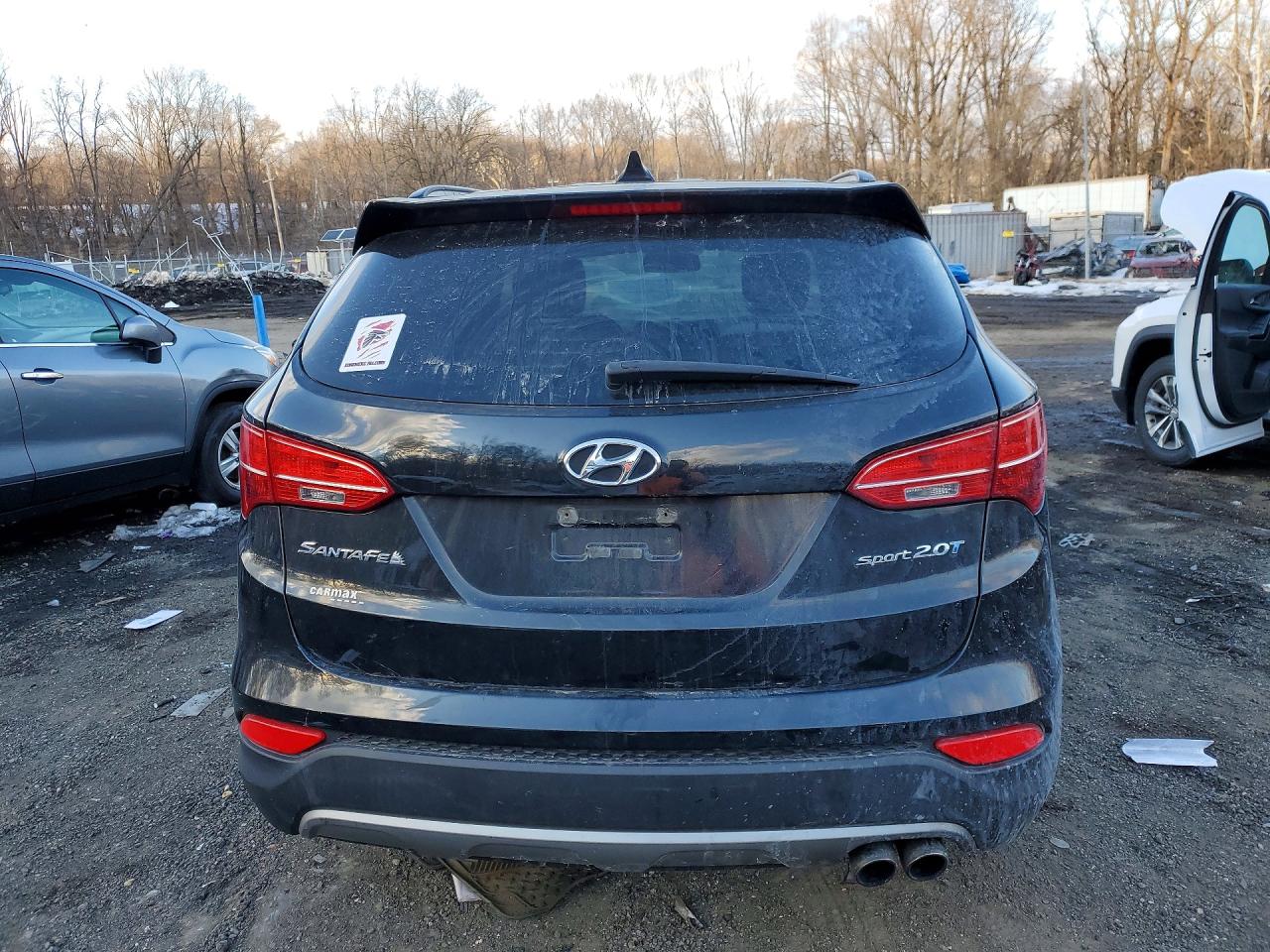 2013 Hyundai Santa Fe Sport 2.0t Черный vin: 5XYZU3LA6DG041170