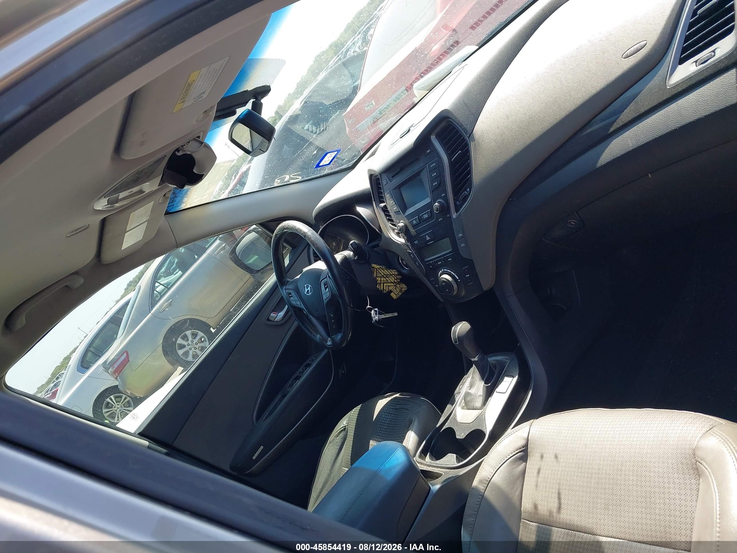 2013 Hyundai Santa Fe Sport 2.0t Gray vin: 5XYZU3LA6DG087419