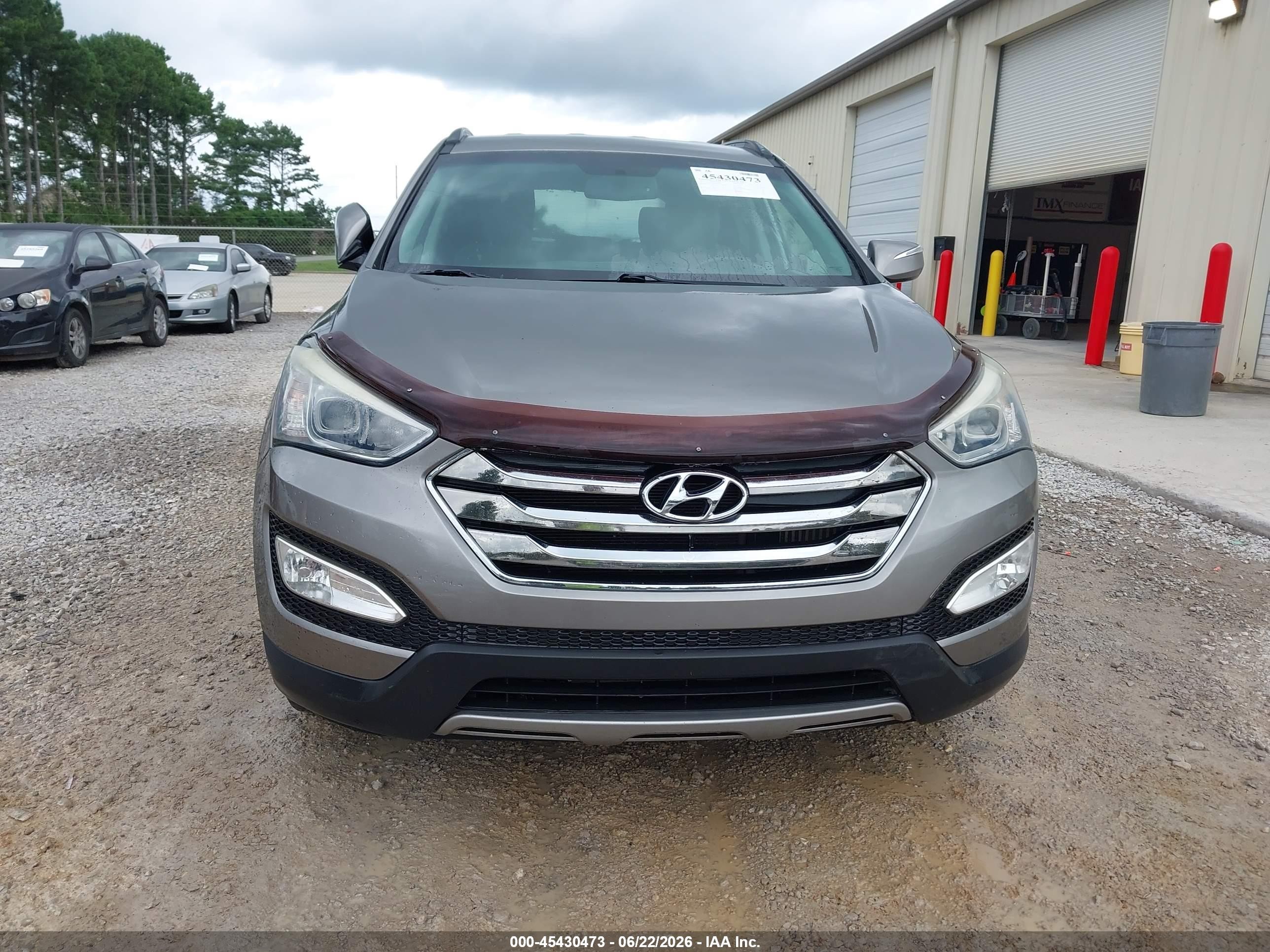 2013 Hyundai Santa Fe Sport 2.0t Gray vin: 5XYZU3LA6DG087422