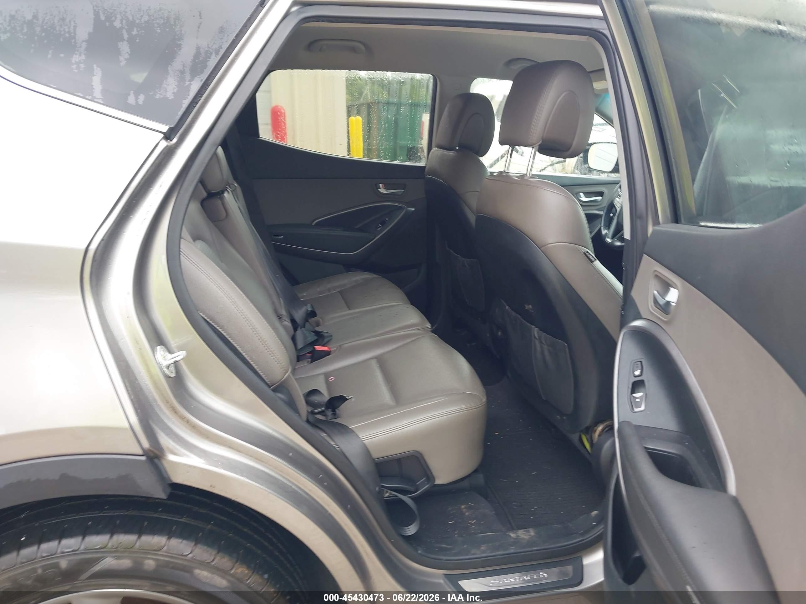 2013 Hyundai Santa Fe Sport 2.0t Gray vin: 5XYZU3LA6DG087422