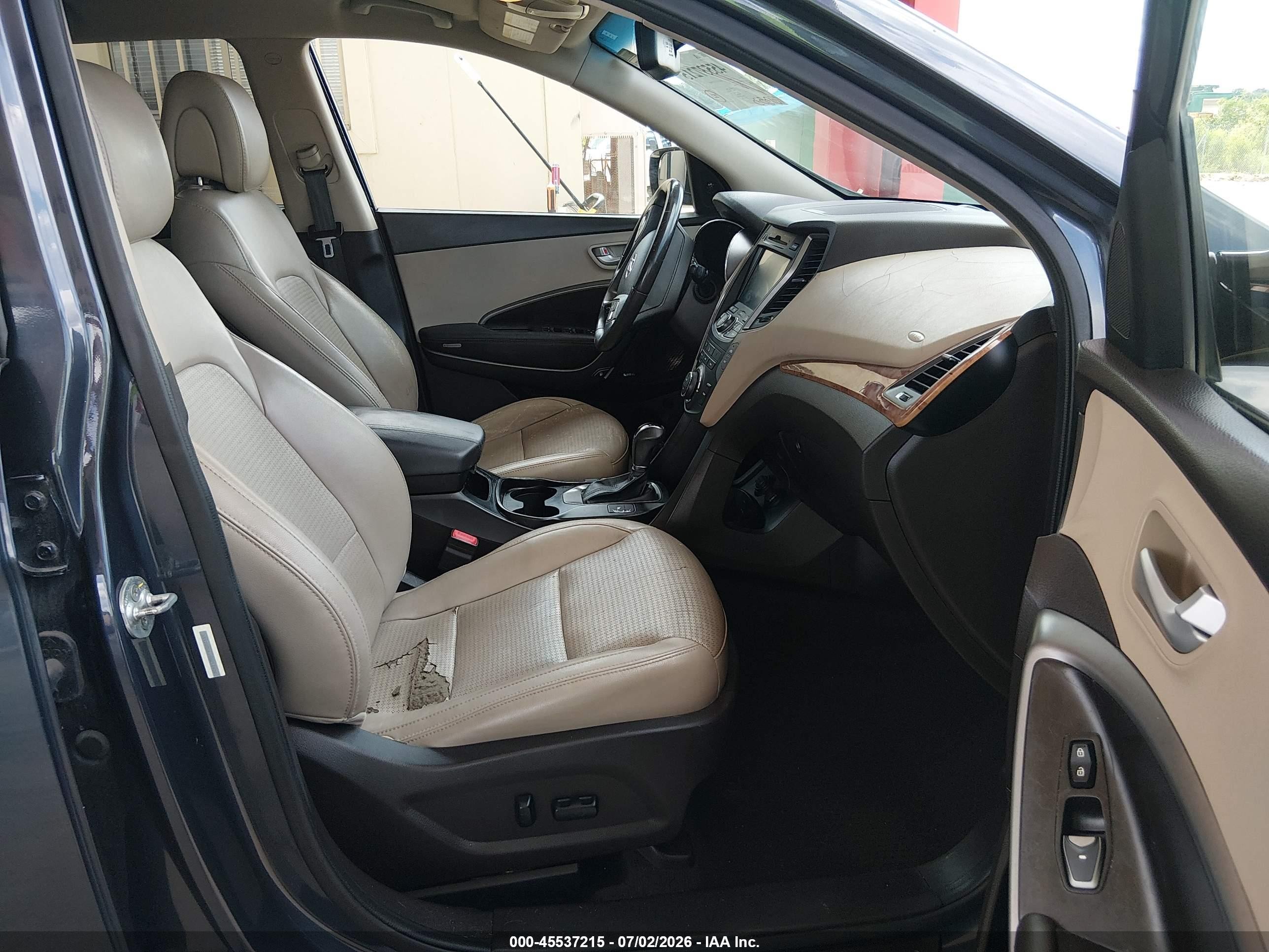 2014 Hyundai Santa Fe Sport 2.0l Turbo Синий vin: 5XYZU3LA6EG212422