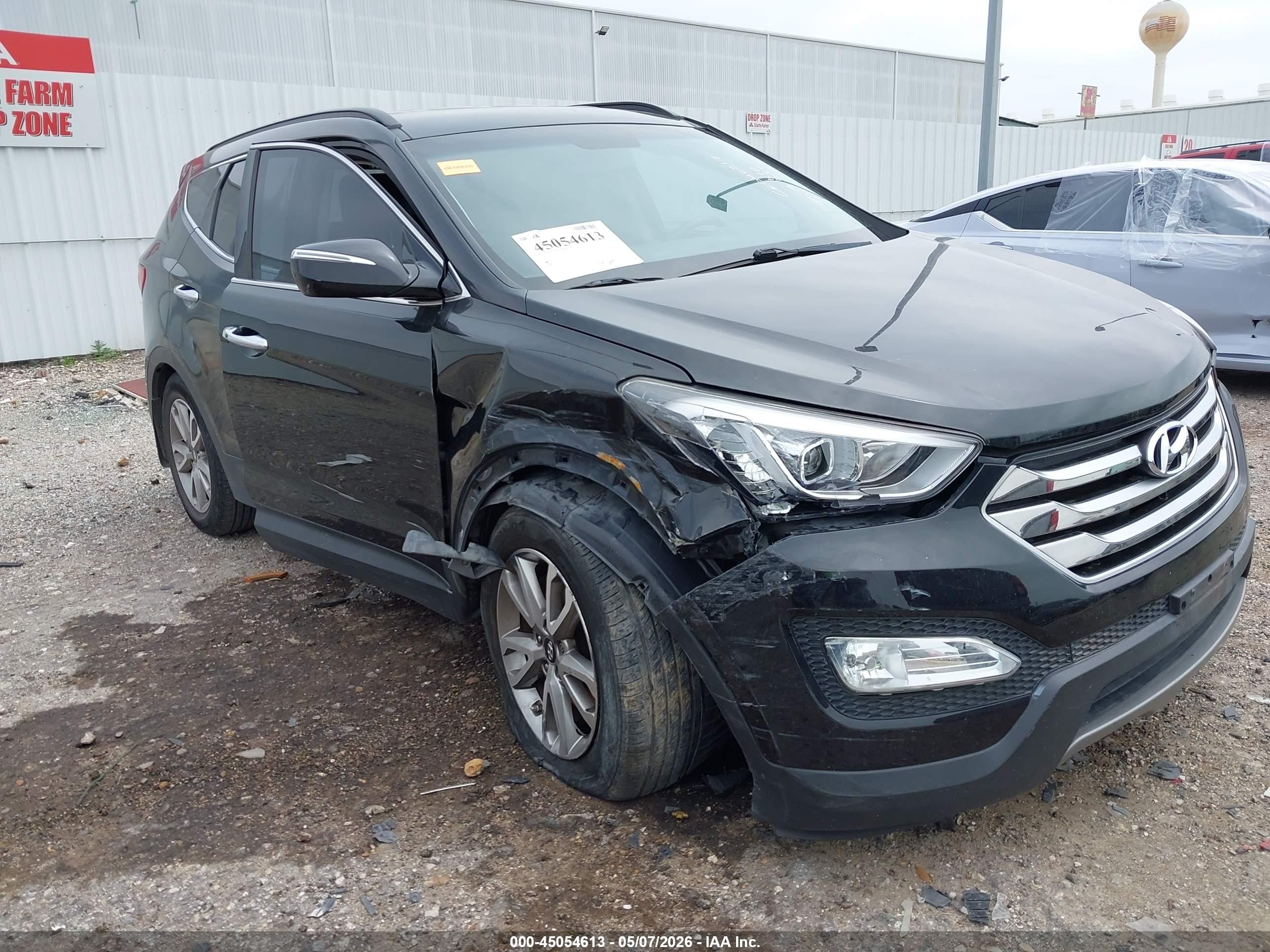 2015 Hyundai Santa Fe Sport 2.0l Turbo Black vin: 5XYZU3LA6FG262903