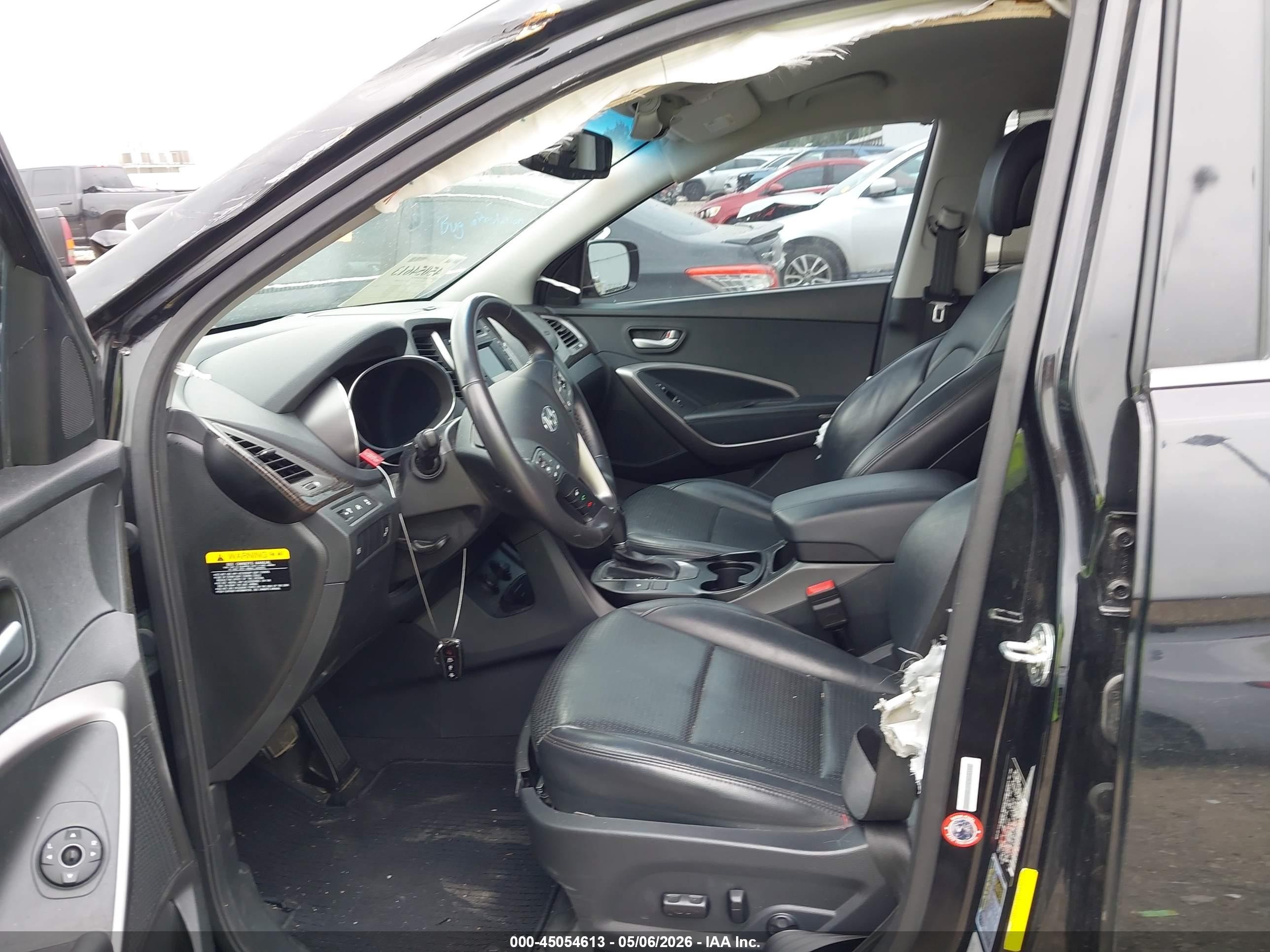 2015 Hyundai Santa Fe Sport 2.0l Turbo Black vin: 5XYZU3LA6FG262903