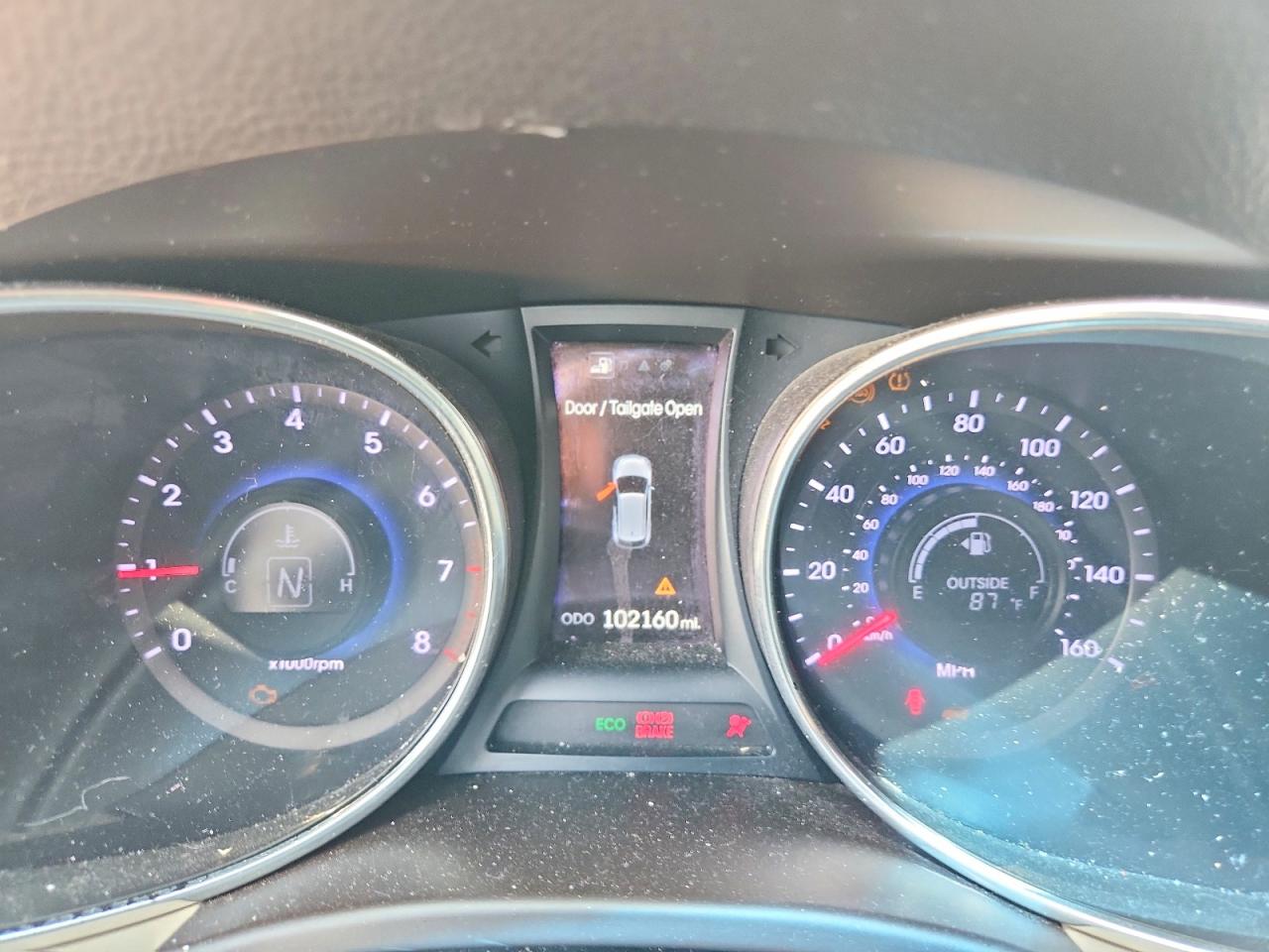 2013 Hyundai Santa Fe Sport 2.0t Charcoal vin: 5XYZU3LA7DG036723