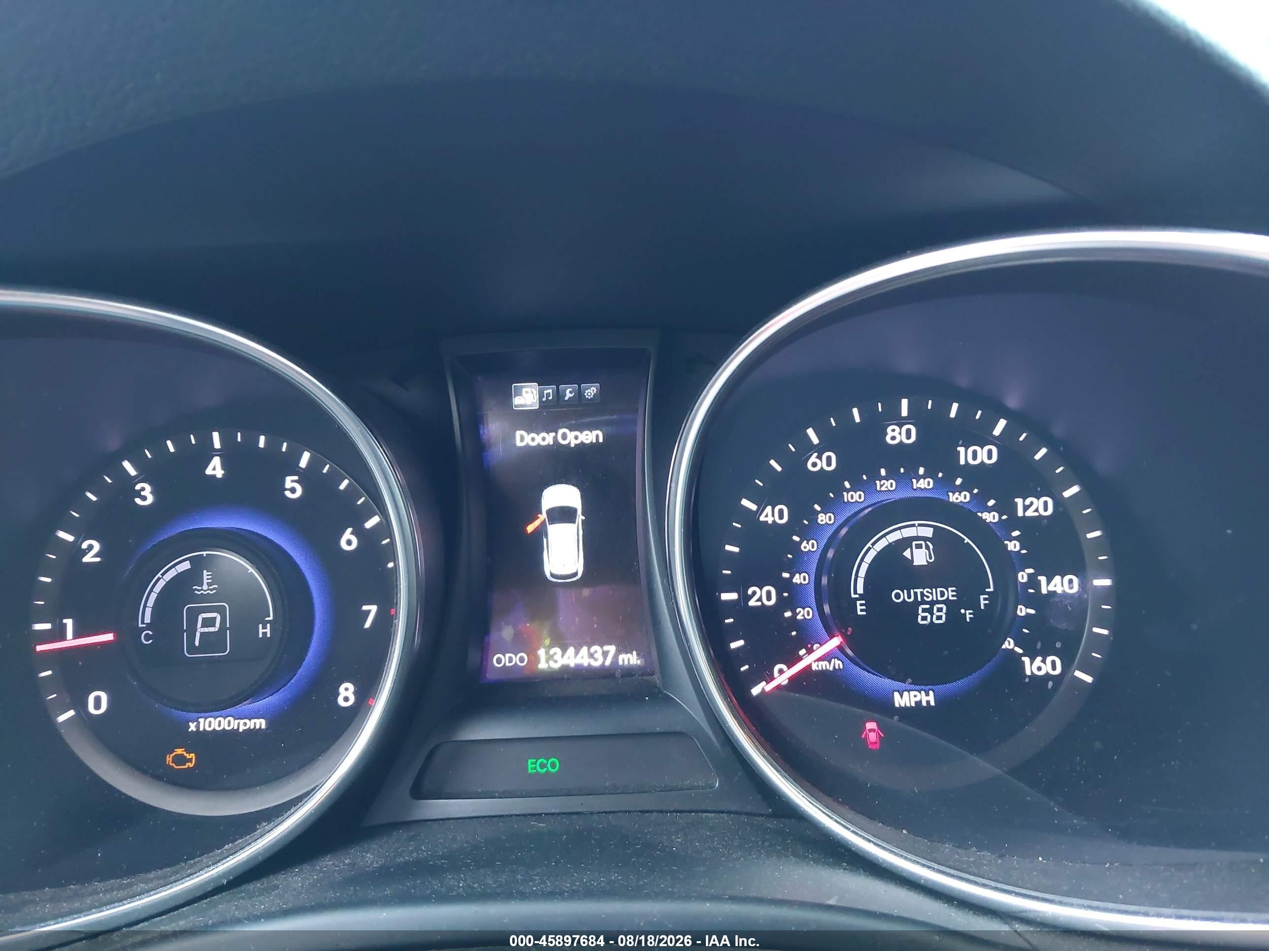2013 Hyundai Santa Fe Sport 2.0t Серый vin: 5XYZU3LA7DG045907