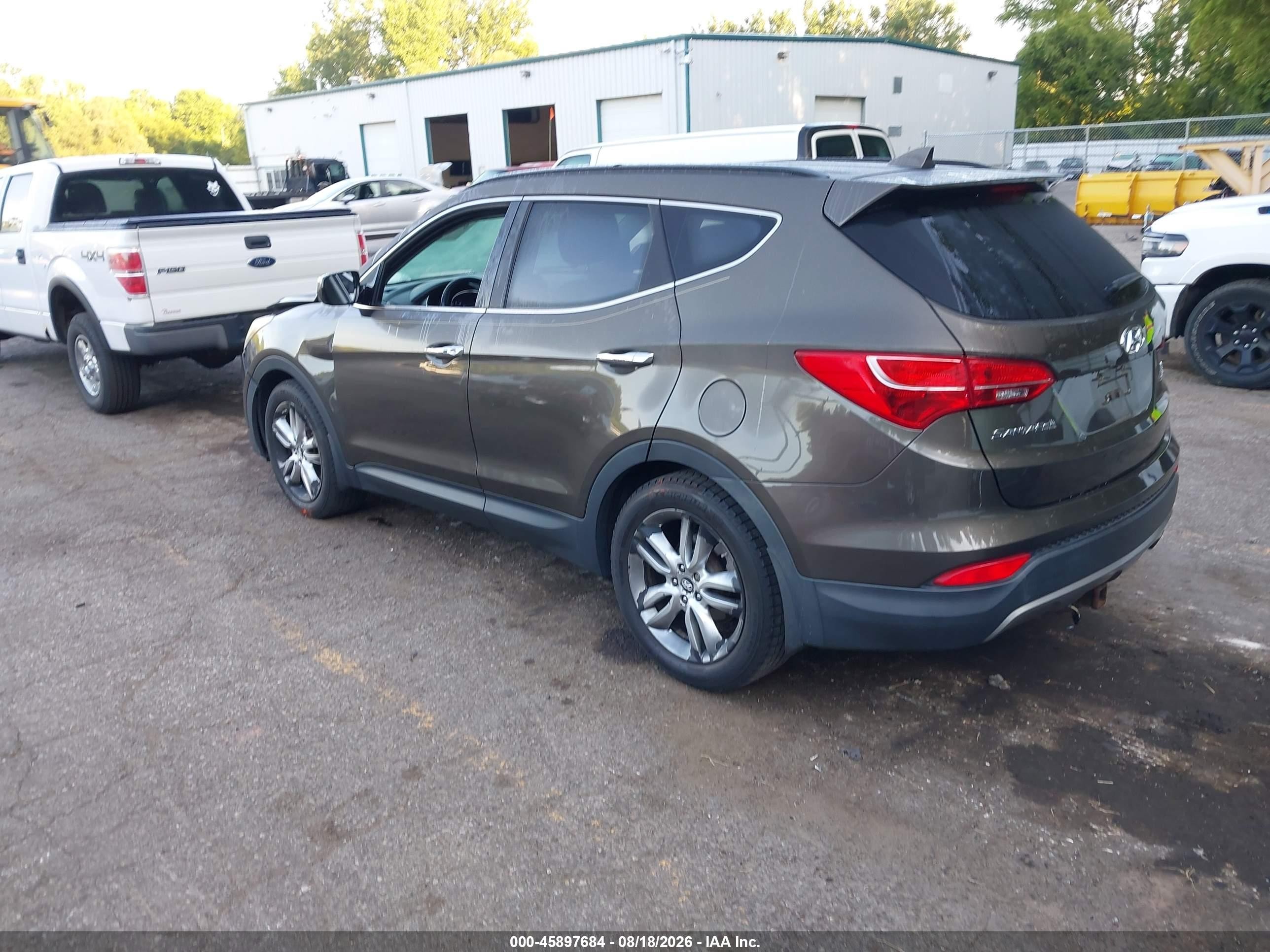 2013 Hyundai Santa Fe Sport 2.0t Серый vin: 5XYZU3LA7DG045907