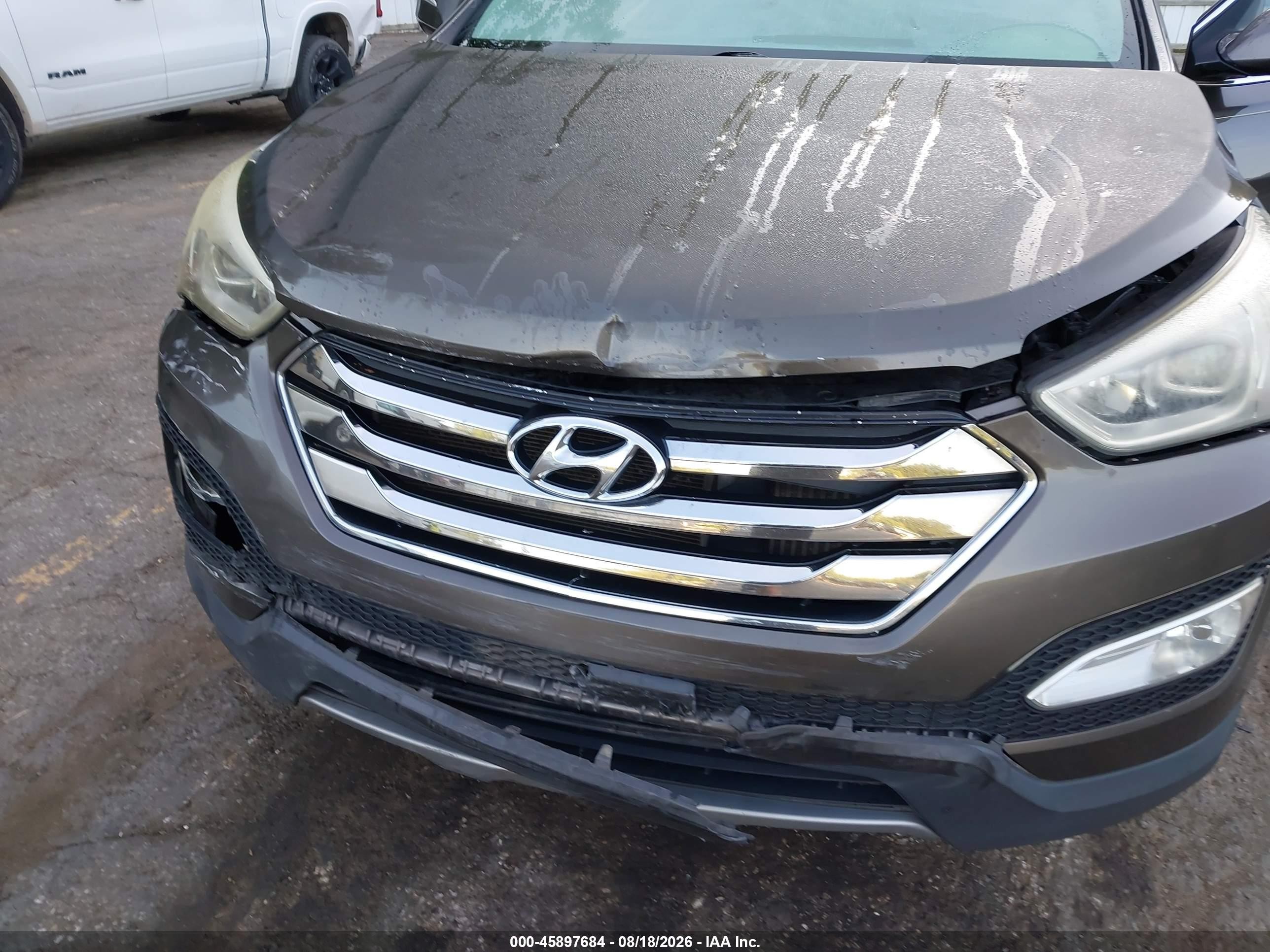2013 Hyundai Santa Fe Sport 2.0t Серый vin: 5XYZU3LA7DG045907