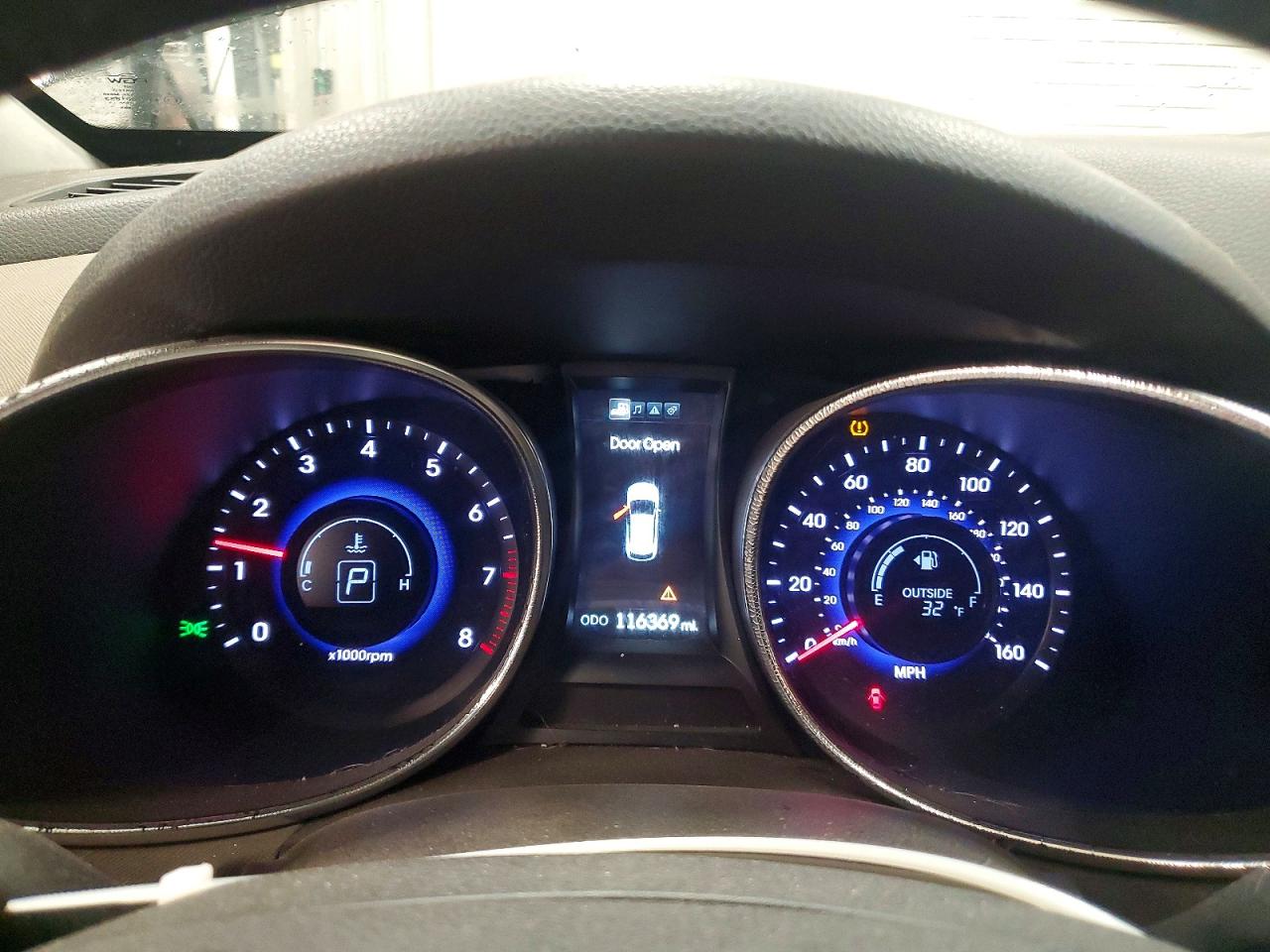 2013 Hyundai Santa Fe Sport 2.0t Угольный vin: 5XYZU3LA7DG078910