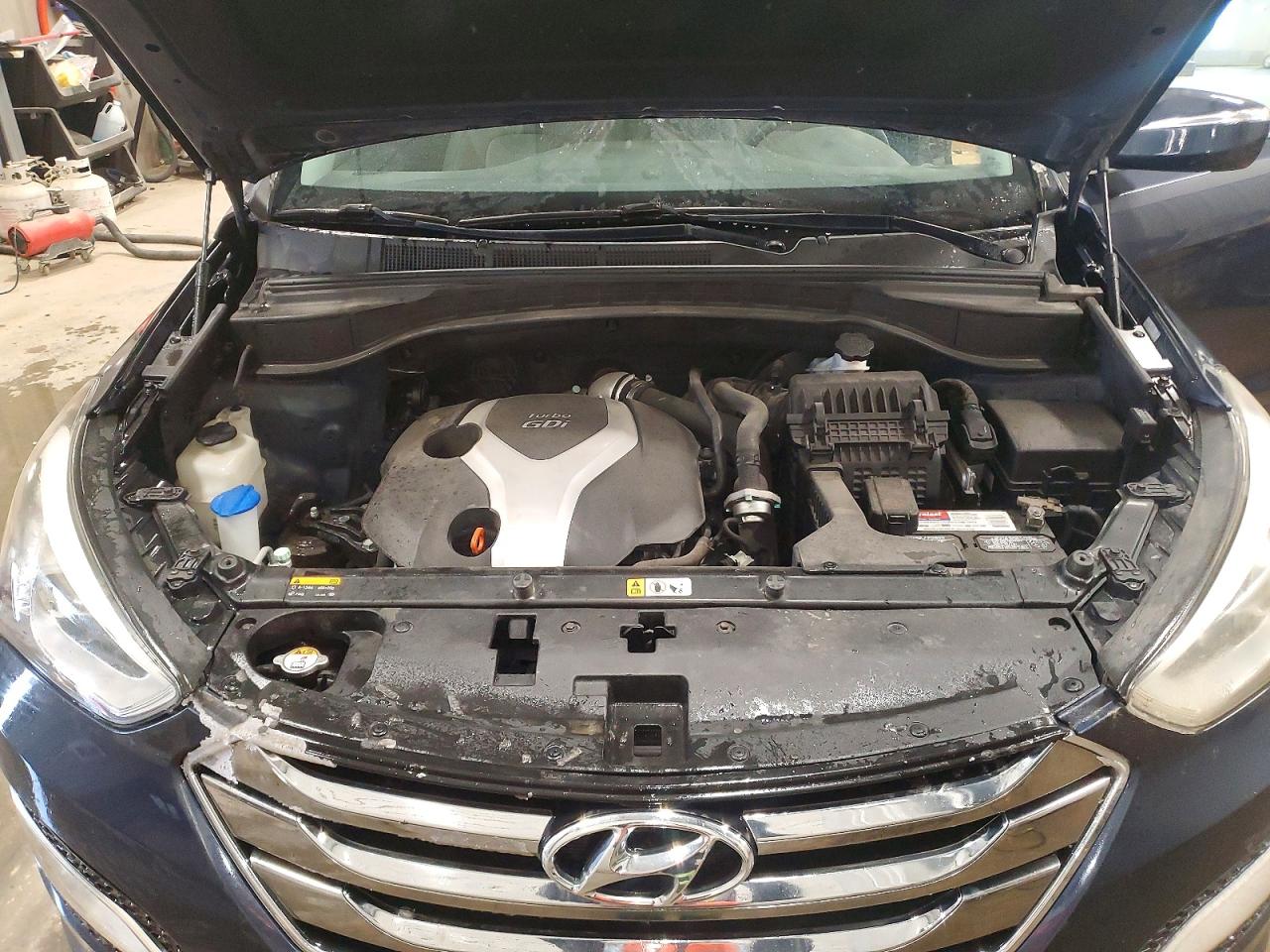 2013 Hyundai Santa Fe Sport 2.0t Угольный vin: 5XYZU3LA7DG078910