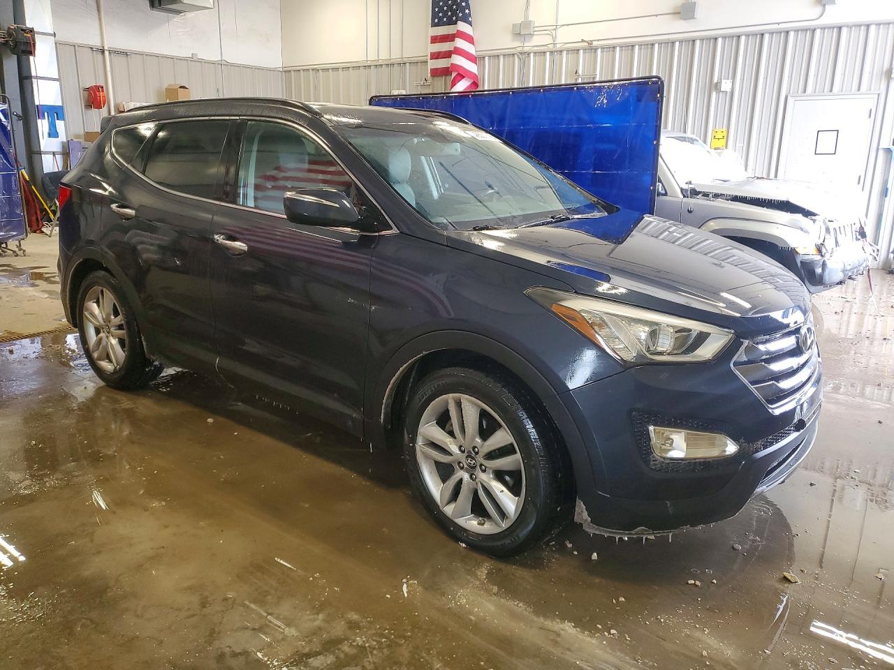 2013 Hyundai Santa Fe Sport 2.0t Угольный vin: 5XYZU3LA7DG078910