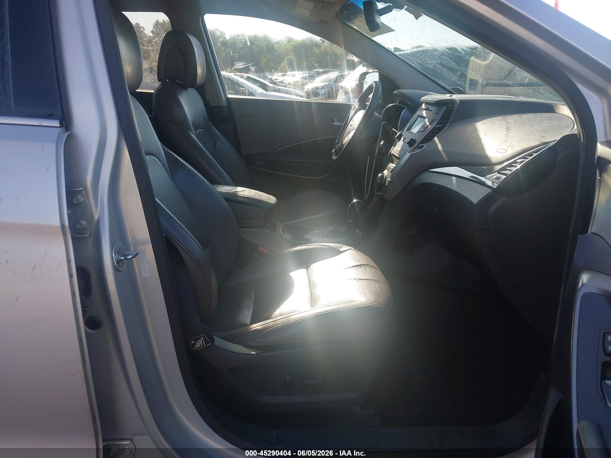 2013 Hyundai Santa Fe Sport 2.0t Silver vin: 5XYZU3LA7DG091981