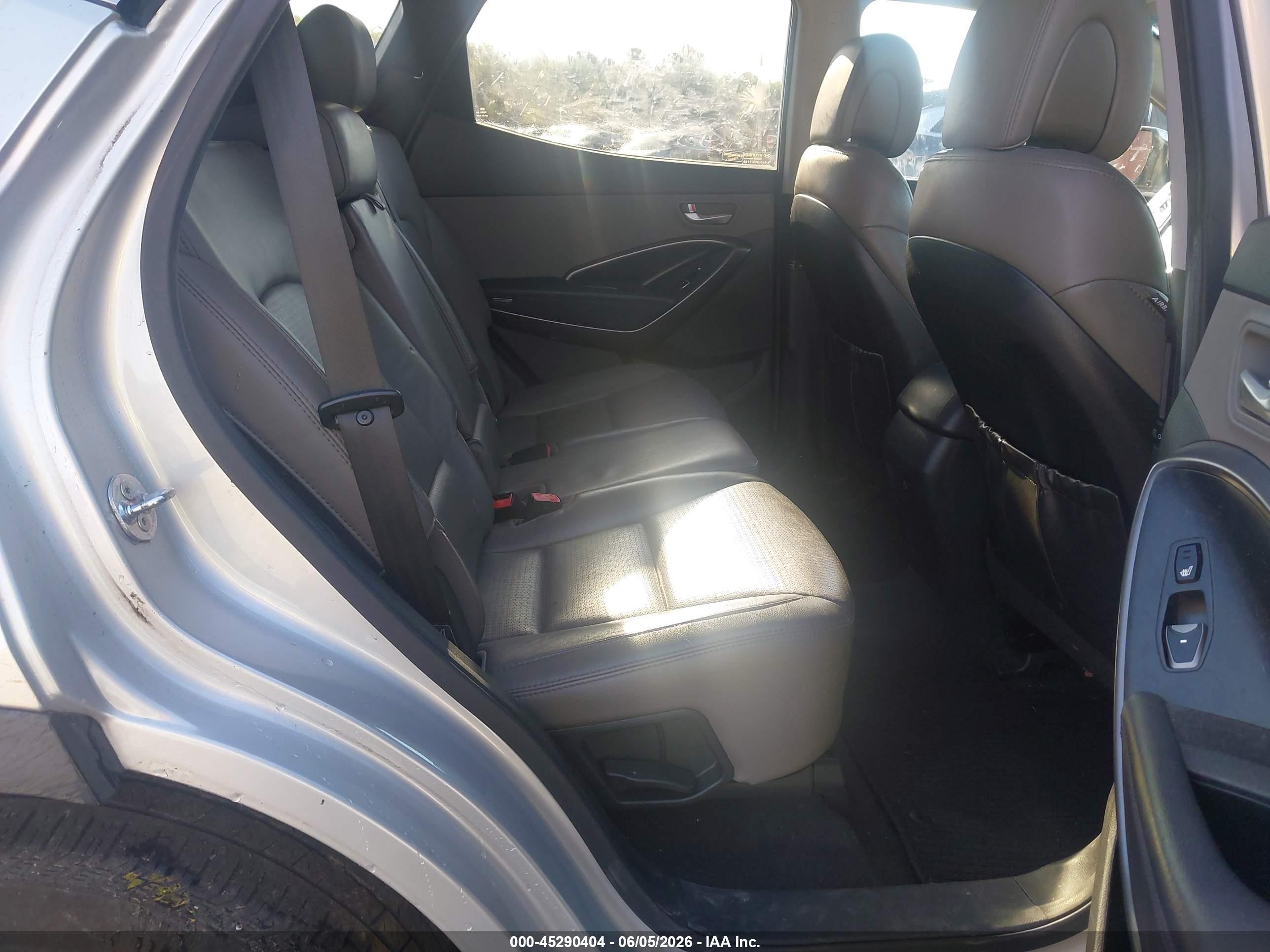 2013 Hyundai Santa Fe Sport 2.0t Silver vin: 5XYZU3LA7DG091981