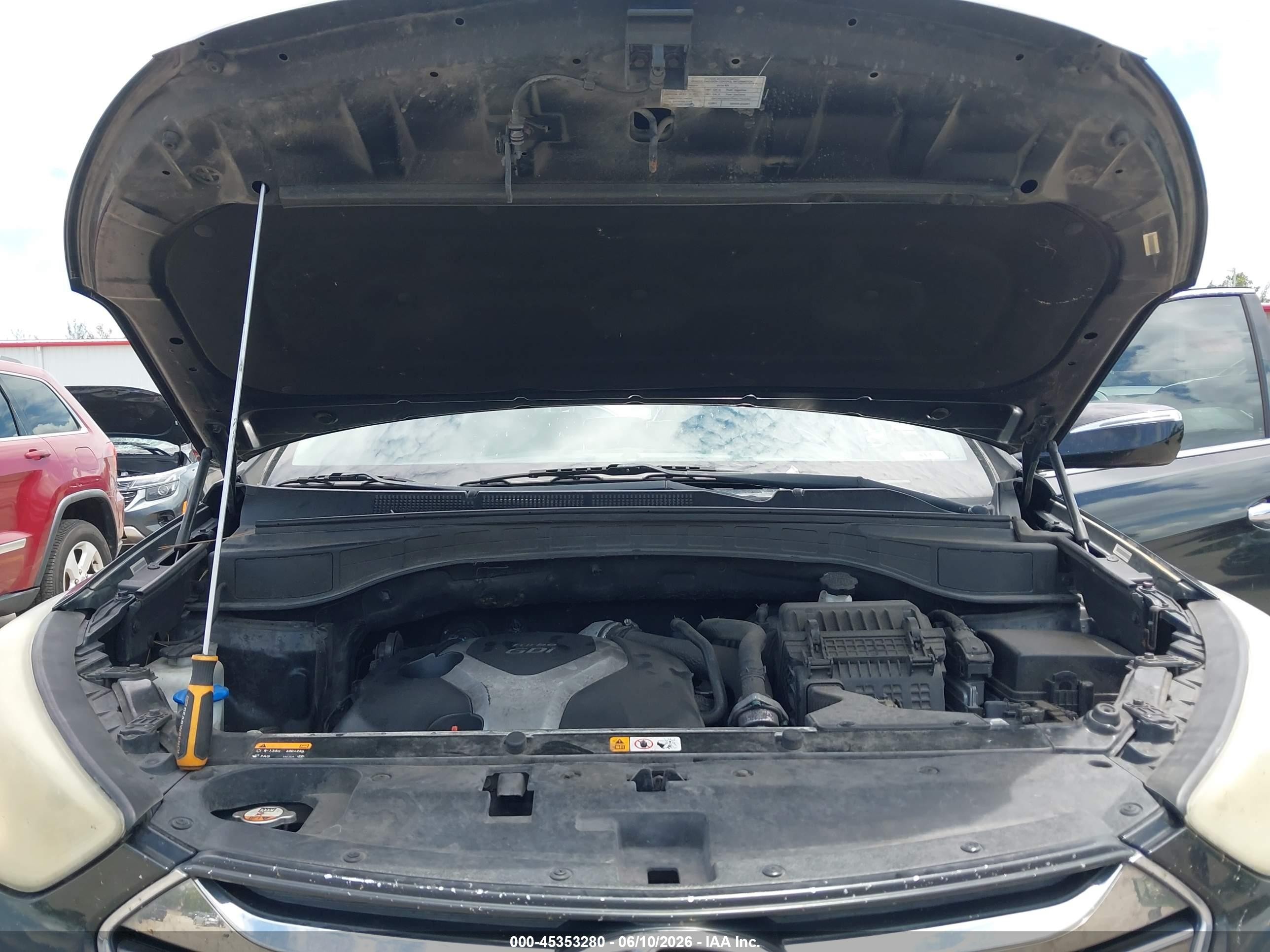 2014 Hyundai Santa Fe Sport 2.0l Turbo Black vin: 5XYZU3LA7EG191676
