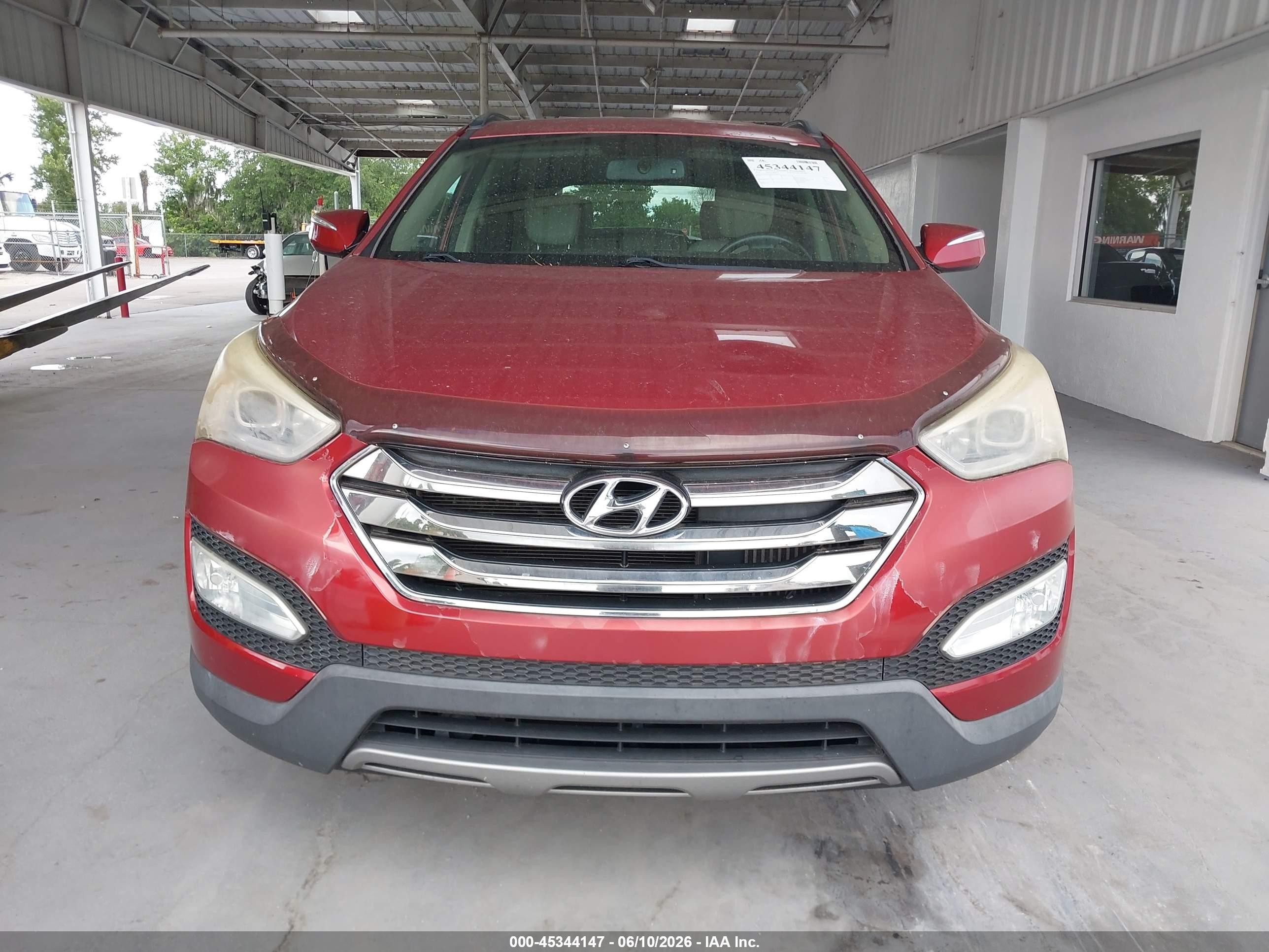 2014 Hyundai Santa Fe Sport 2.0l Turbo Red vin: 5XYZU3LA7EG218410