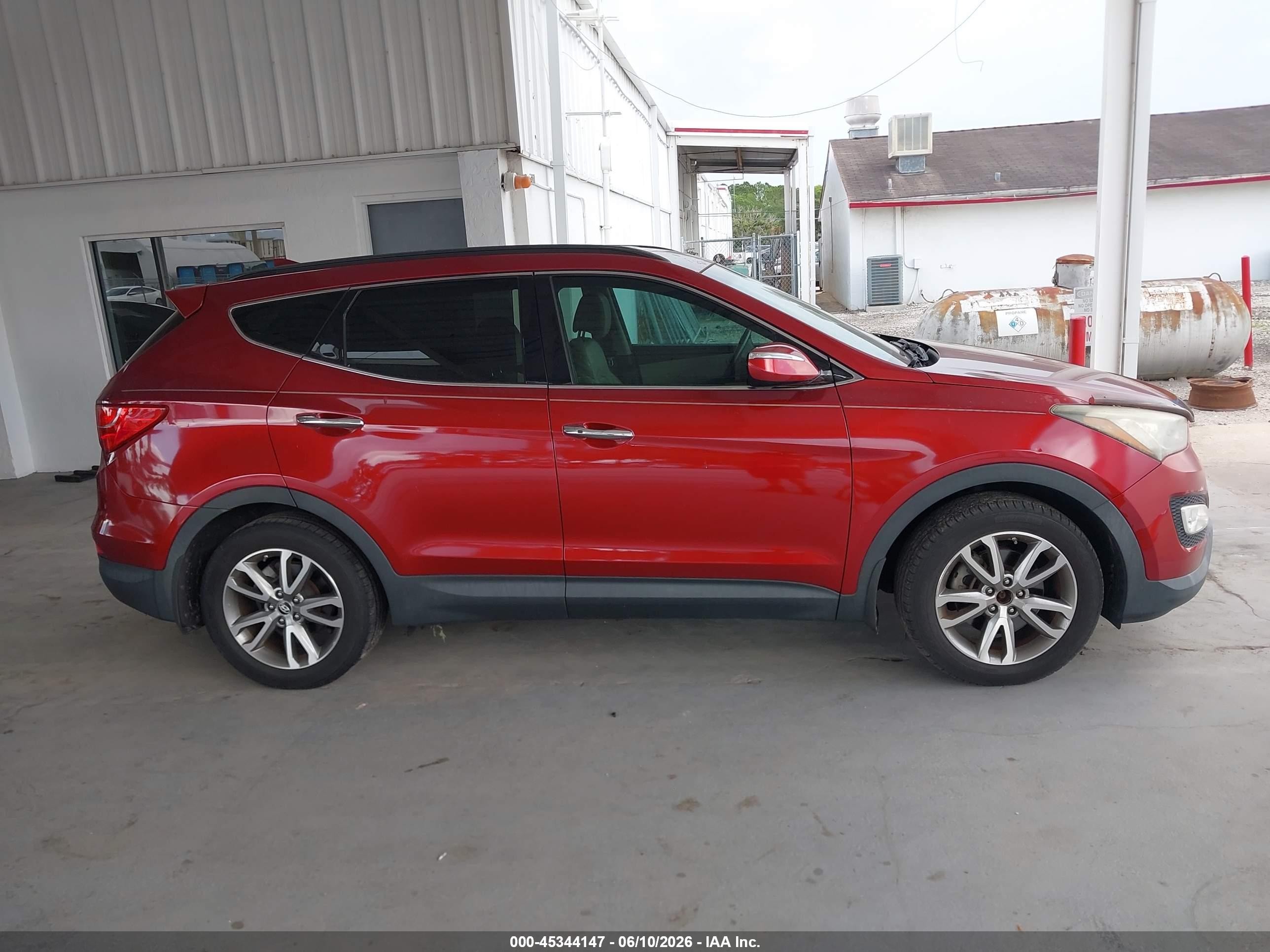 2014 Hyundai Santa Fe Sport 2.0l Turbo Red vin: 5XYZU3LA7EG218410