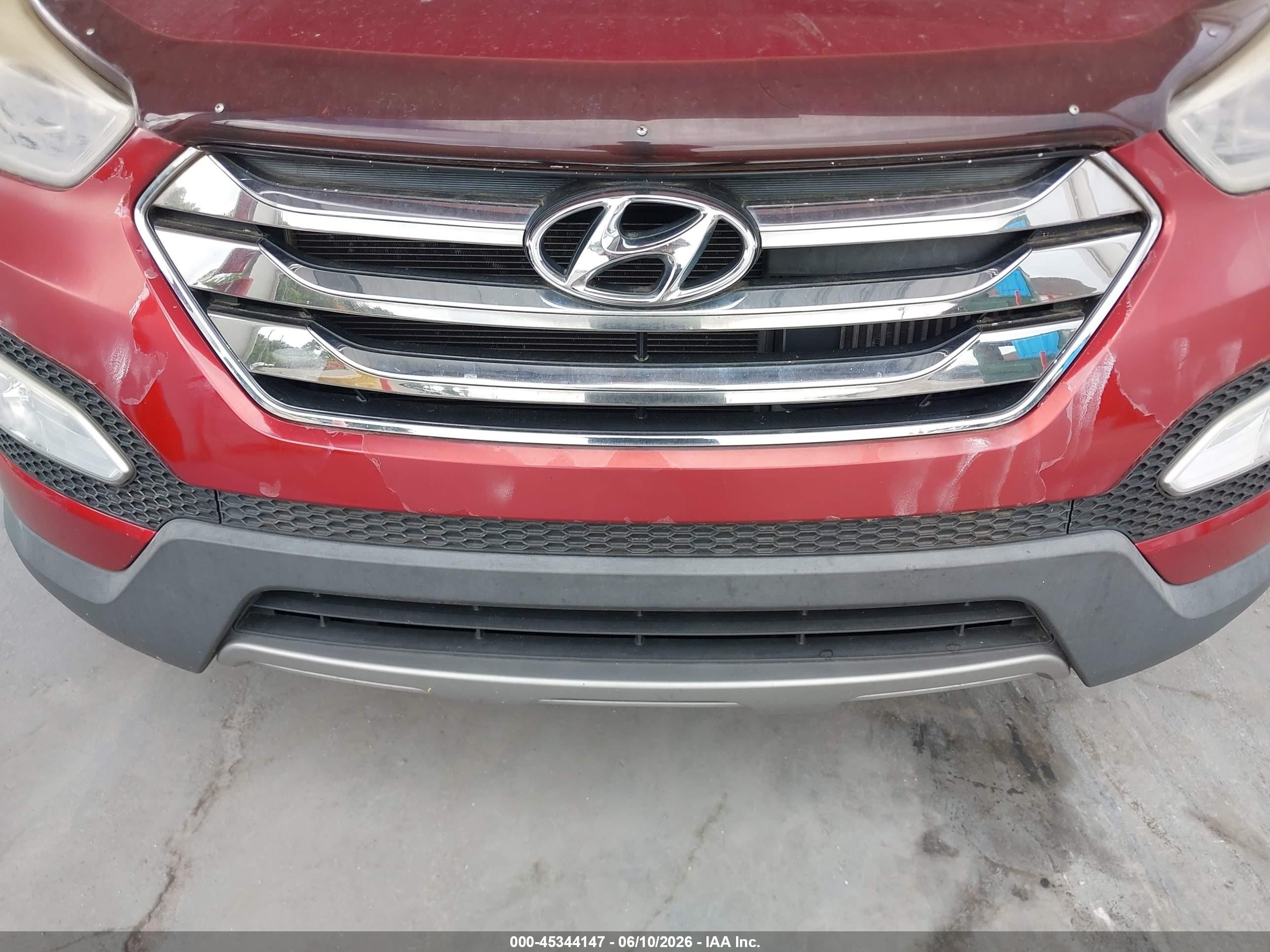 2014 Hyundai Santa Fe Sport 2.0l Turbo Red vin: 5XYZU3LA7EG218410