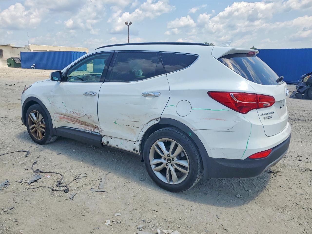 2014 Hyundai Santa Fe Sport 2.0t Белый vin: 5XYZU3LA7EG219816