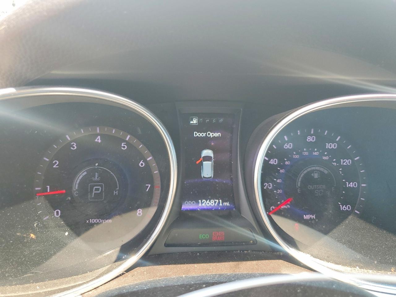2014 Hyundai Santa Fe Sport 2.0t Белый vin: 5XYZU3LA7EG219816