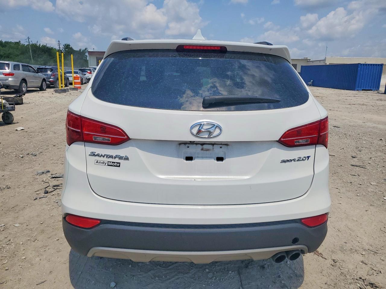 2014 Hyundai Santa Fe Sport 2.0t Белый vin: 5XYZU3LA7EG219816