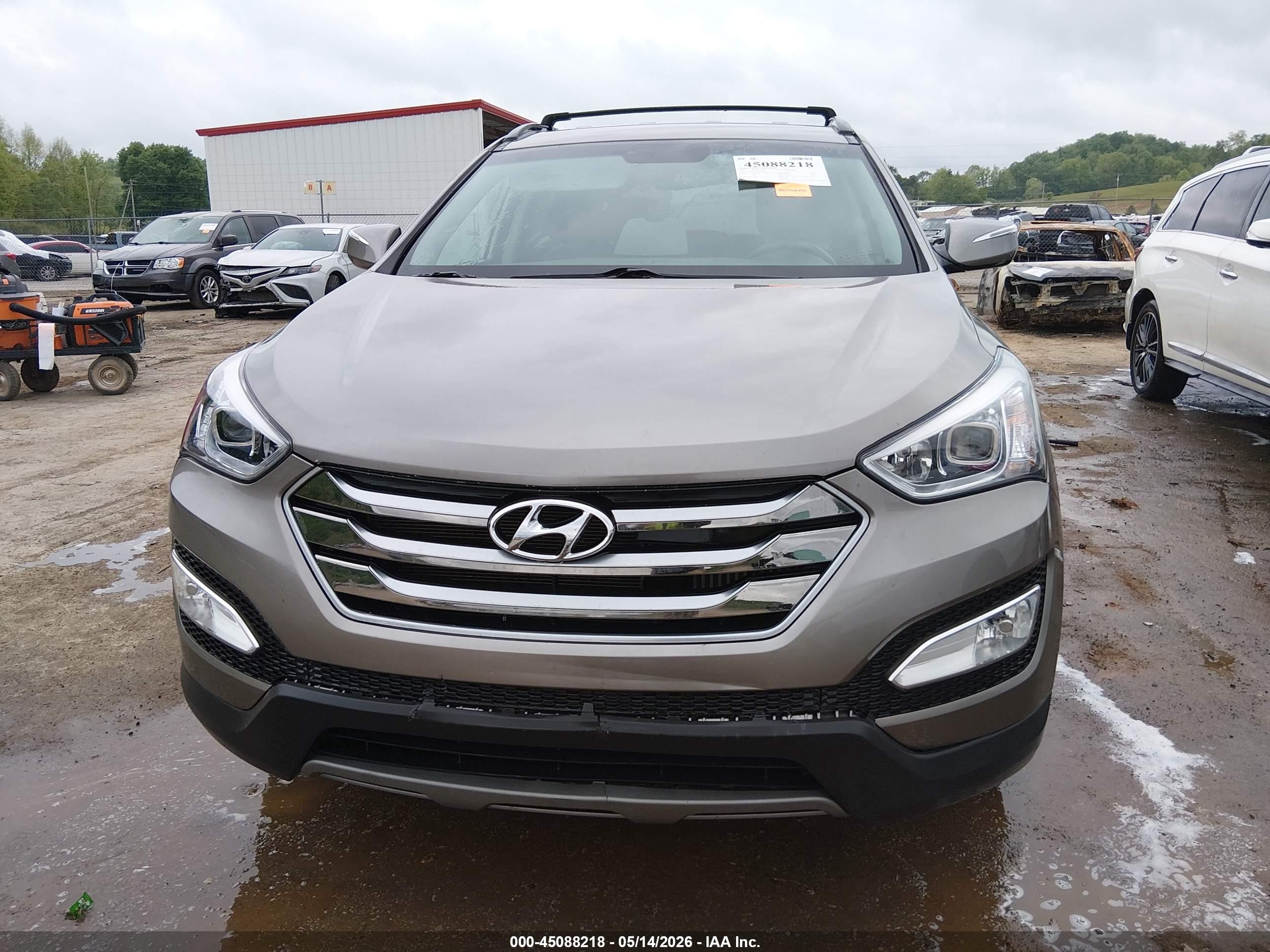 2015 Hyundai Santa Fe Sport 2.0l Turbo Gray vin: 5XYZU3LA7FG264871