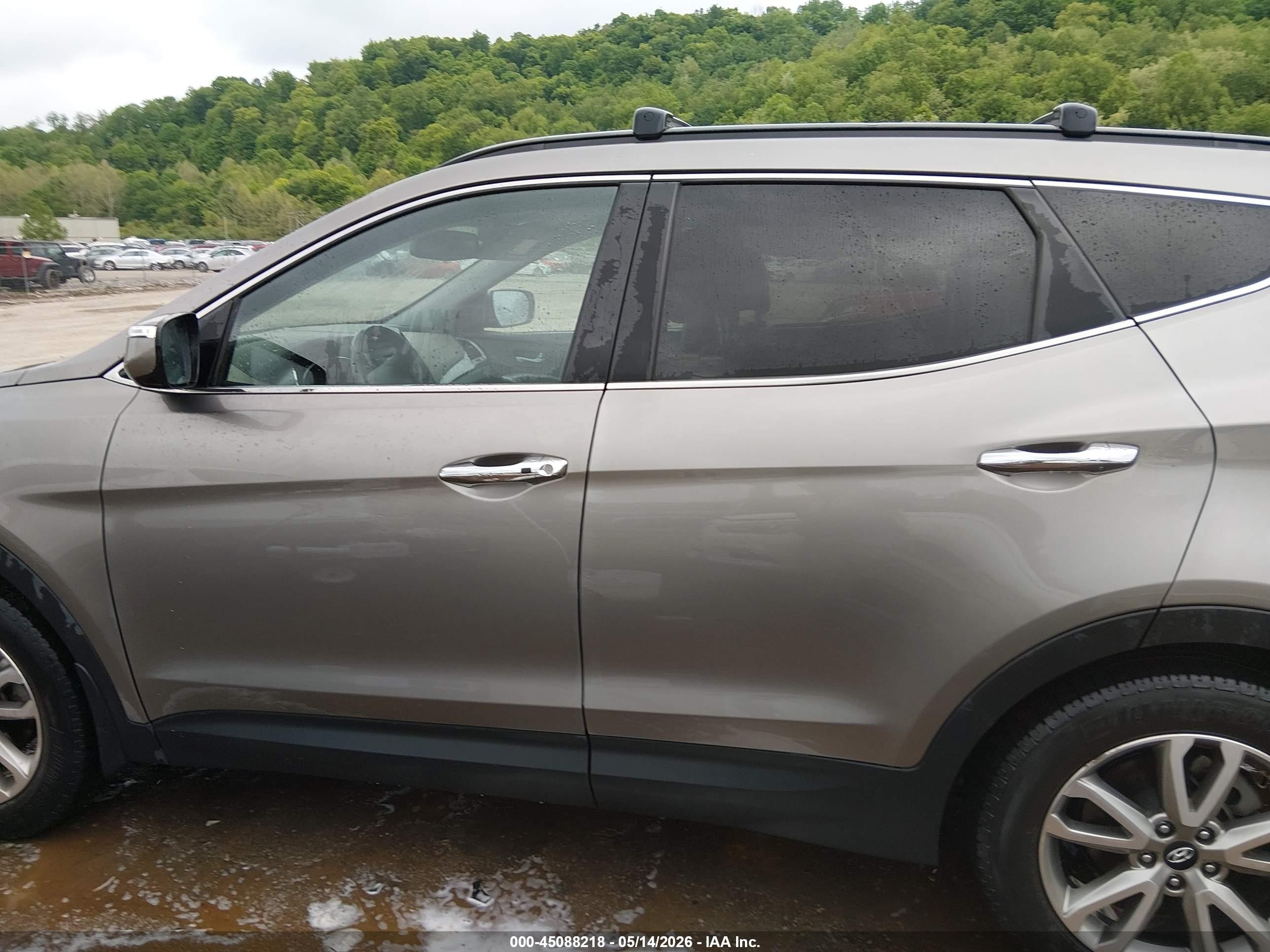 2015 Hyundai Santa Fe Sport 2.0l Turbo Gray vin: 5XYZU3LA7FG264871