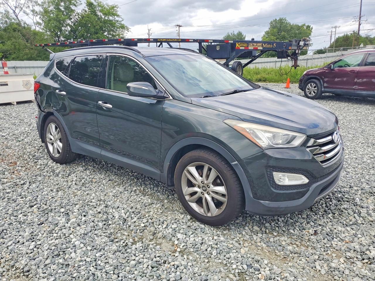 2013 Hyundai Santa Fe Sport 2.0t Black vin: 5XYZU3LA8DG101417