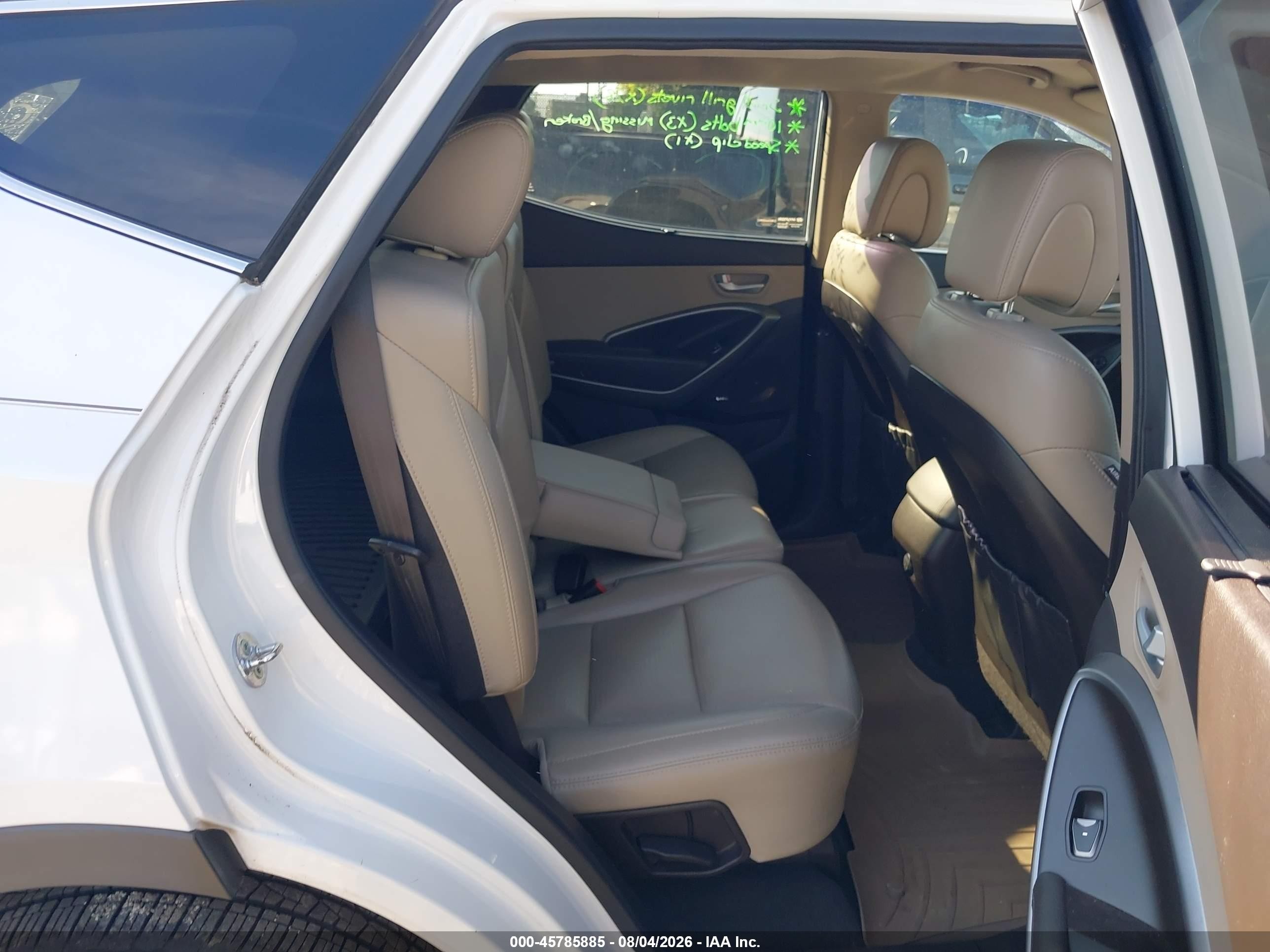 2014 Hyundai Santa Fe Sport 2.0l Turbo Белый vin: 5XYZU3LA8EG164714