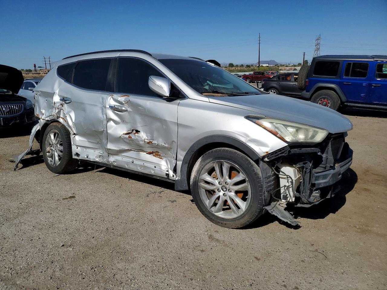 2013 Hyundai Santa Fe Sport 2.0t Серый vin: 5XYZU3LA9DG013248