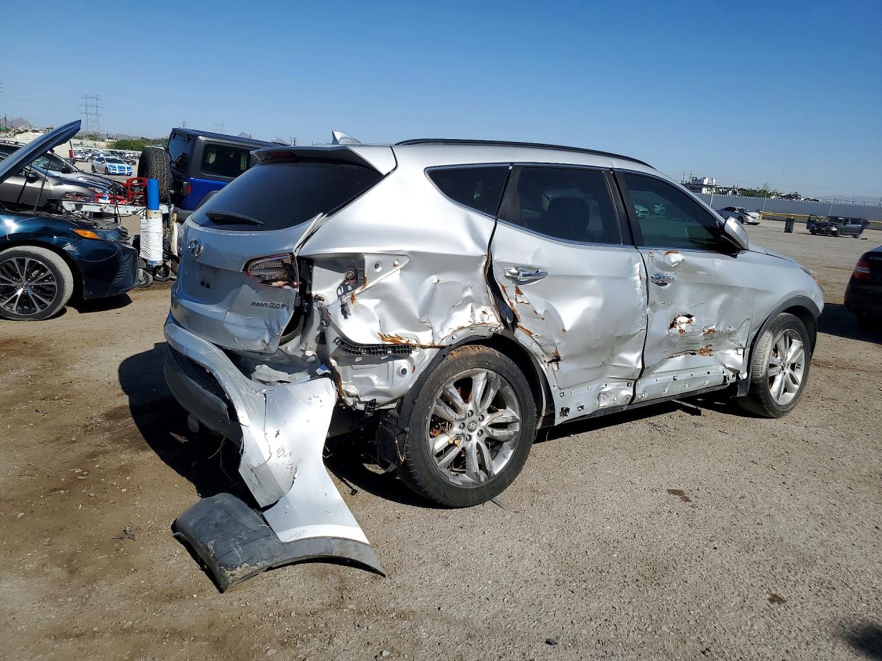 2013 Hyundai Santa Fe Sport 2.0t Серый vin: 5XYZU3LA9DG013248
