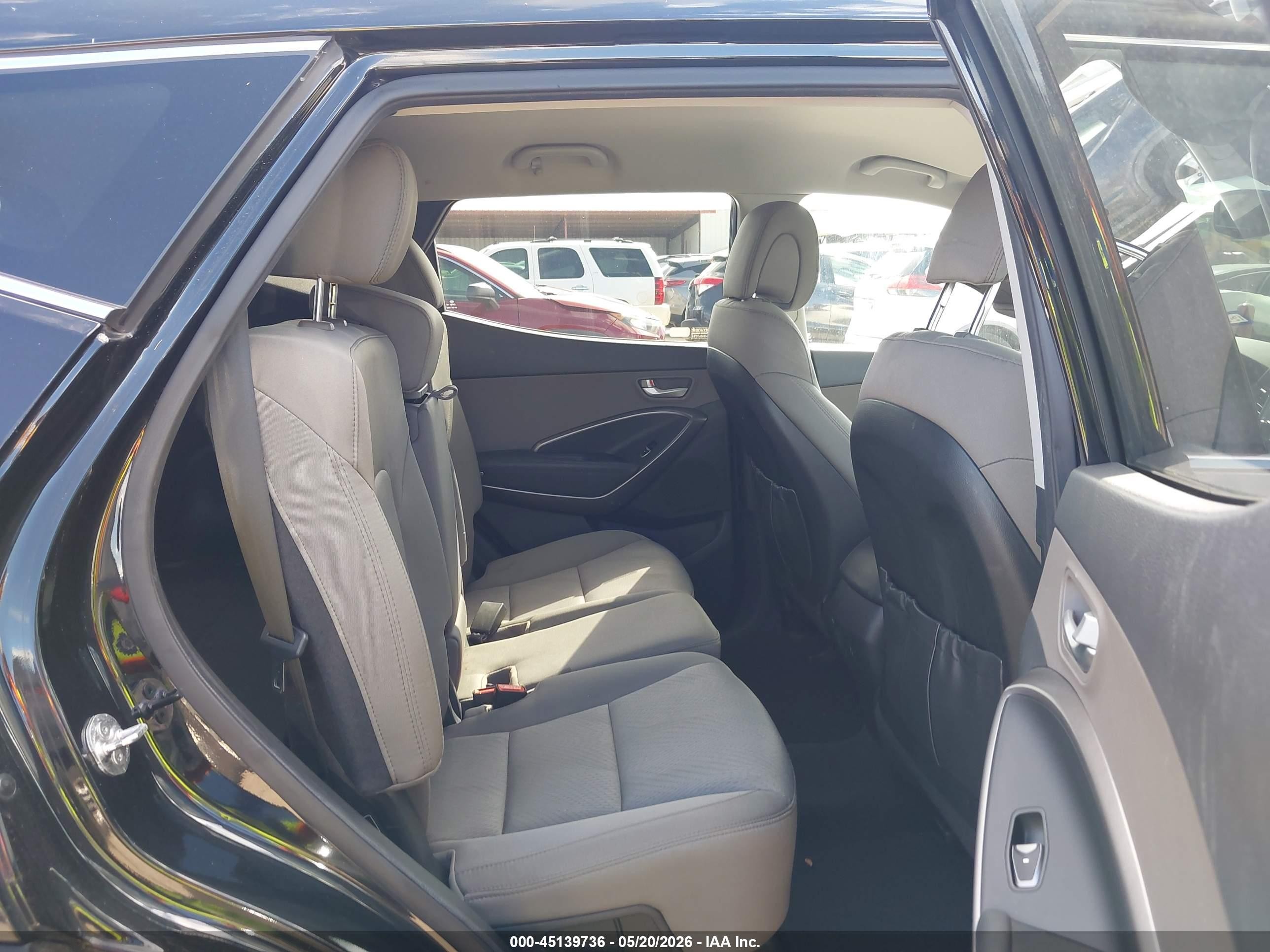 2013 Hyundai Santa Fe Sport 2.0t Black vin: 5XYZU3LA9DG053247