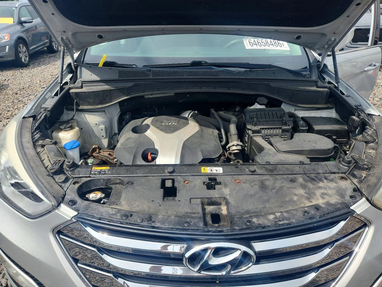 2013 Hyundai Santa Fe Sport 2.0t Серебряный vin: 5XYZU3LA9DG068735