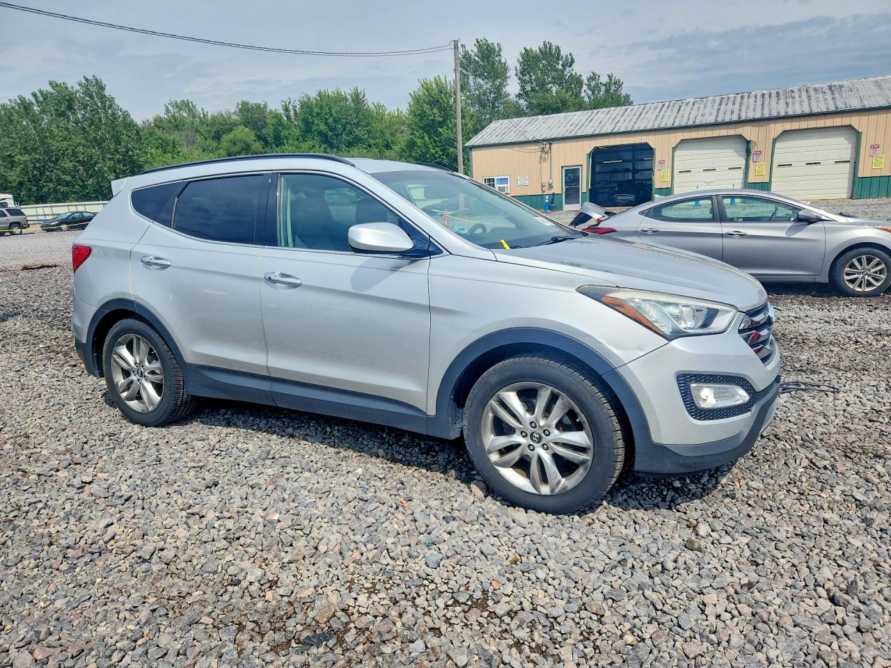 2013 Hyundai Santa Fe Sport 2.0t Серебряный vin: 5XYZU3LA9DG068735